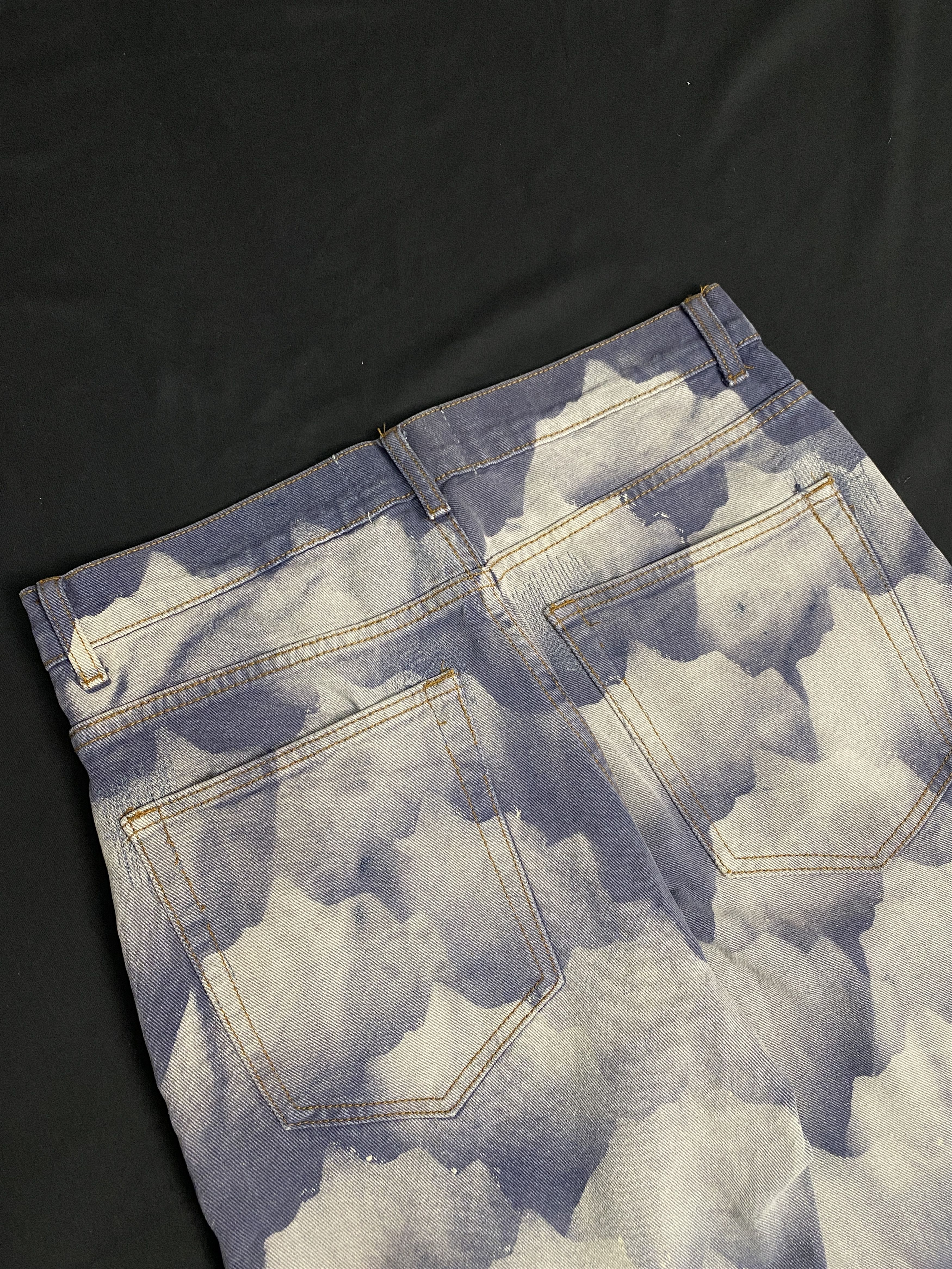 Other Deadstock 1OF1 Cloud Graphic Denim Pants Small Size US 28 / EU 44 - 12 Thumbnail