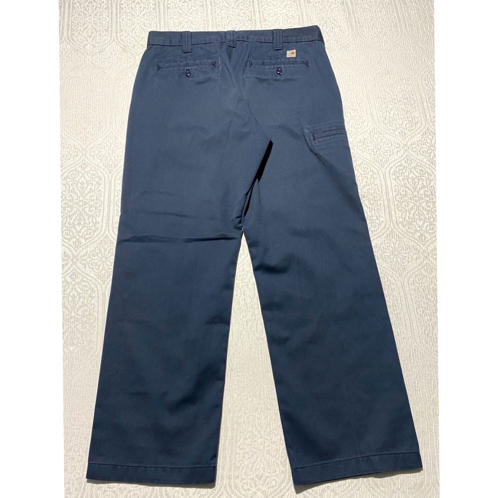 Carhartt Carhartt Work Pants Navy Blue Relaxed Fit Carpenter 32x29 Size US 32 / EU 48 - 2 Thumbnail