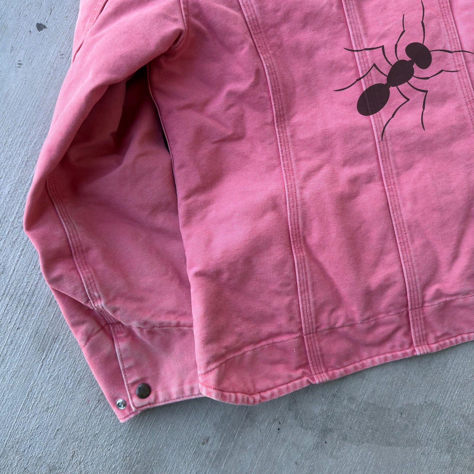 Carhartt × Vintage Carhartt WOMENS WJ022 SBT pink arctic work wear jacket Size US S / EU 44-46 / 1 - 7 Thumbnail