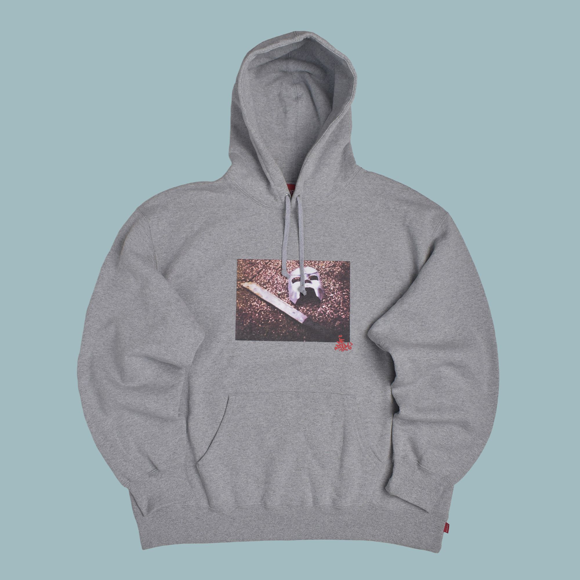 トップス SUPREME MF DOOM HOODED HEATHER GREY Supreme MF DOOM Hooded Sweatshirt Heather Grey Men's - FW23 - US