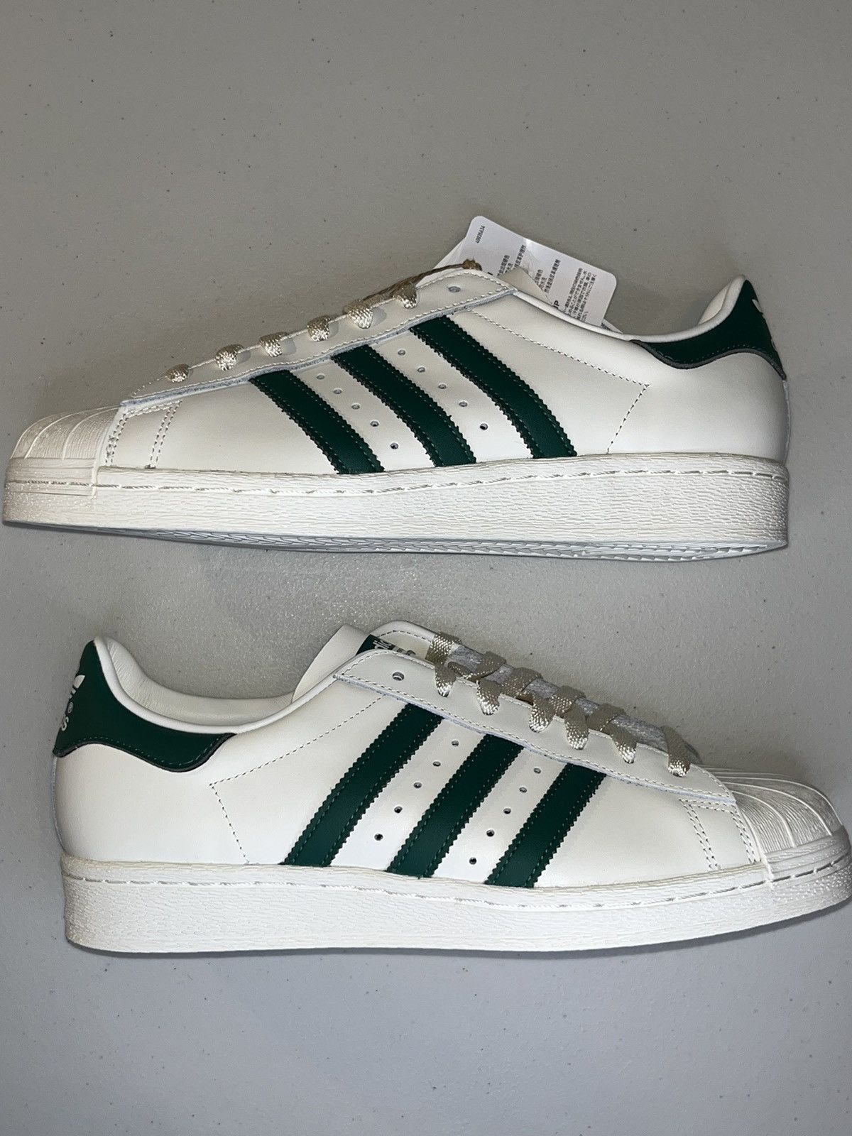 Adidas Superstar 82 White & Dark Green