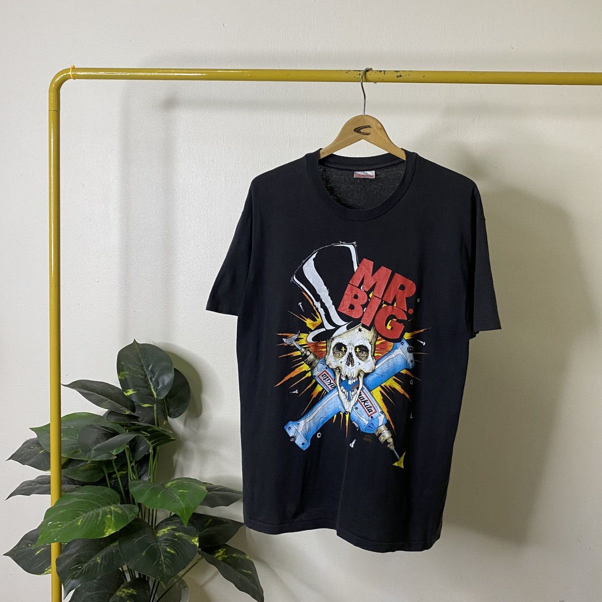 Band Tees 1990s Mr. Big Drilled And Confused Tour Band T Shirt Size US L / EU 52-54 / 3 - 1 Thumbnail