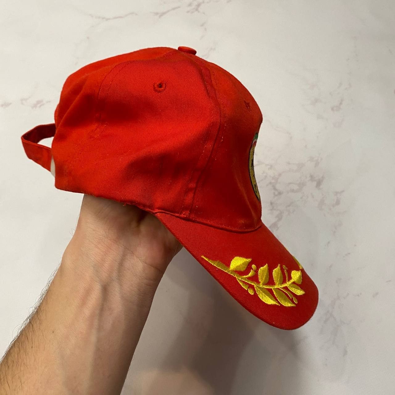 Ferrari Ferrari Red Vintage Cap Hats Big Logo Italia Formula Uno Size ONE SIZE - 7 Thumbnail