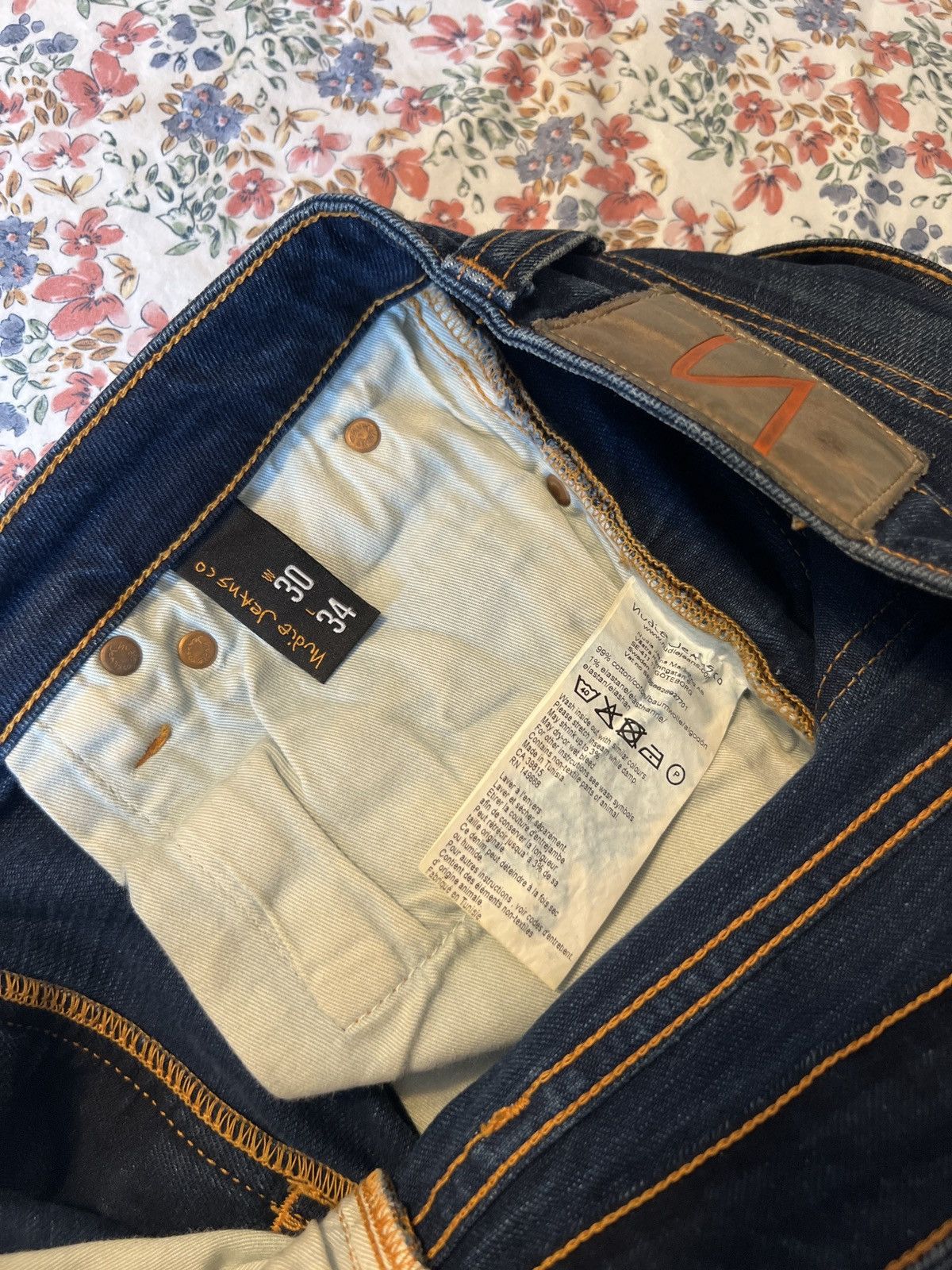 Nudie Jeans Nudie Skinny Lin Size US 30 / EU 46 - 3 Thumbnail