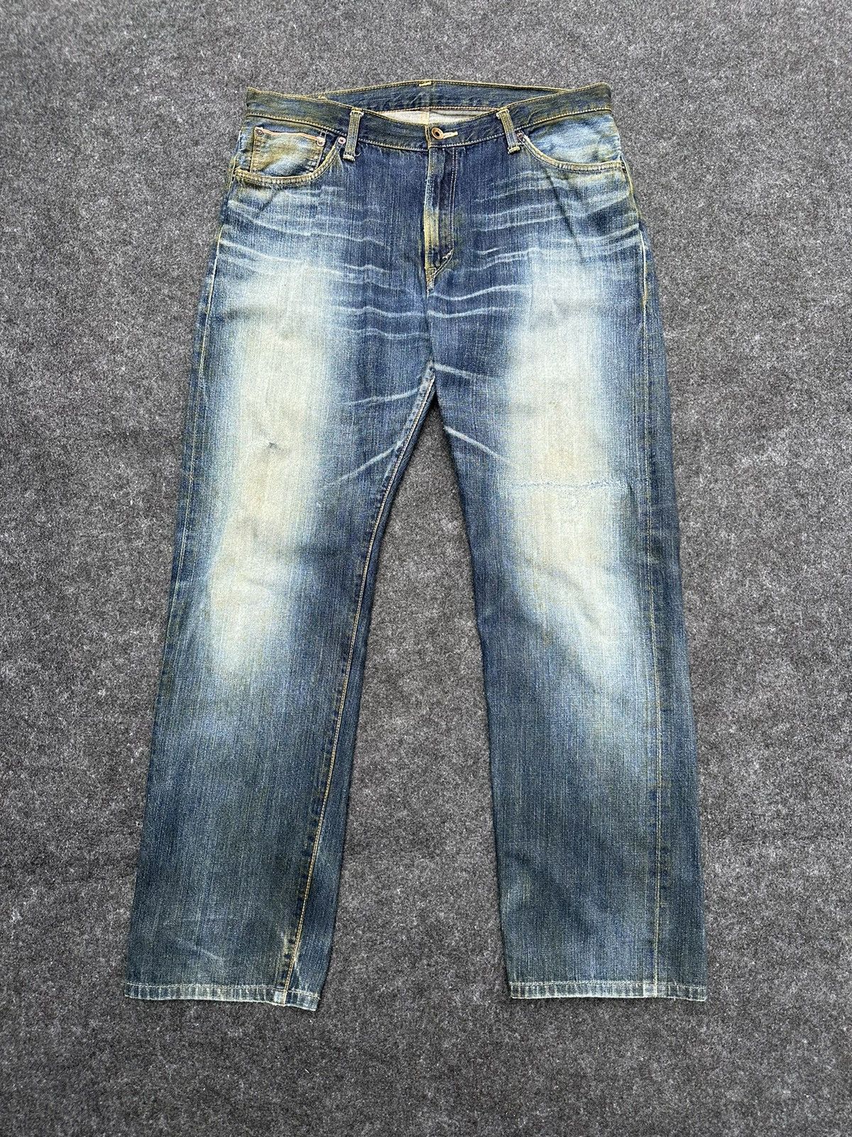 Edwin Vintage Edwin 505s Selvedge Dirty Style Denim 36x32 D66 Size US 36 / EU 52 - 1 Thumbnail