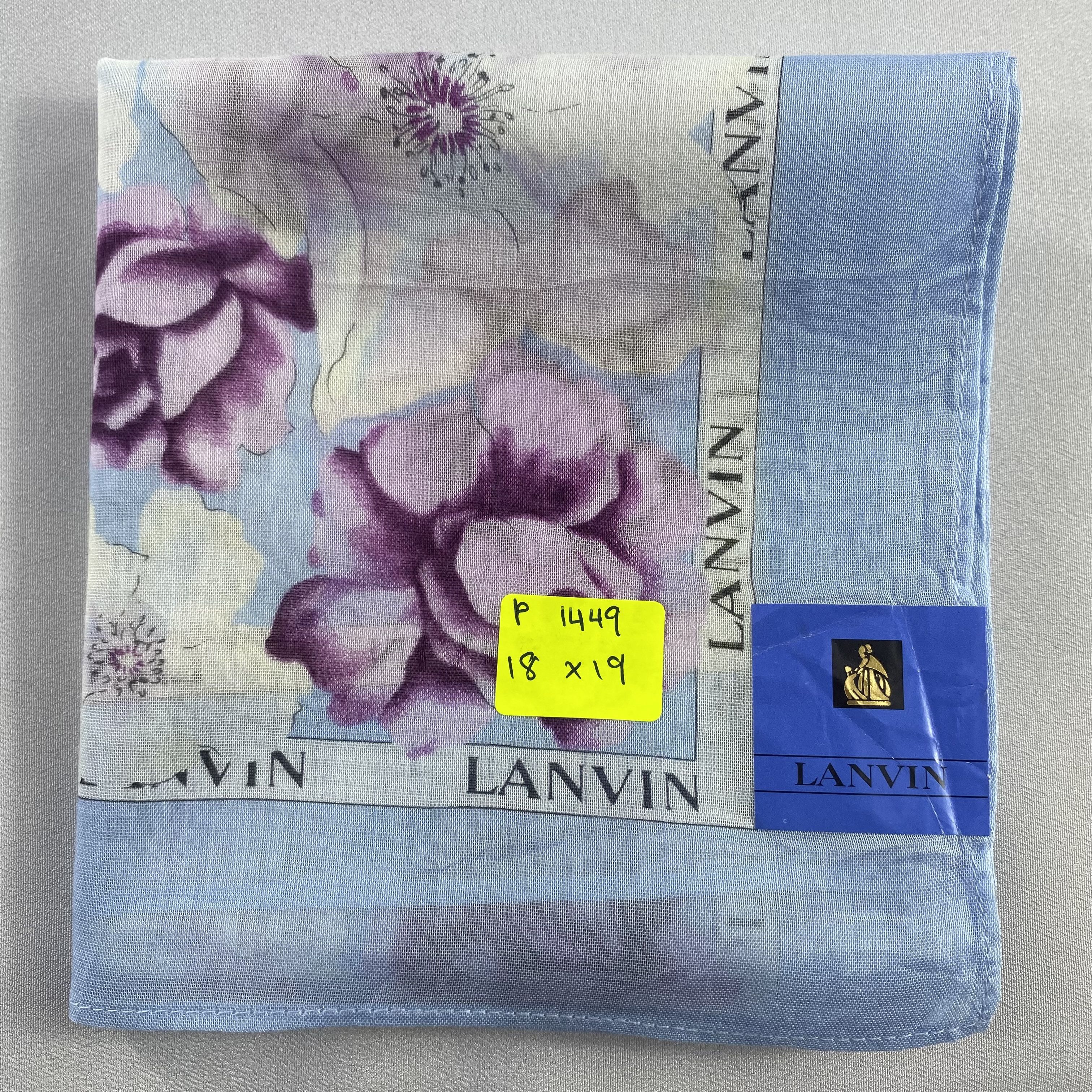 Lanvin × Vintage Lanvin Handkerchief / Neckerchief / Bandana-P1449 Size ONE SIZE - 5 Thumbnail