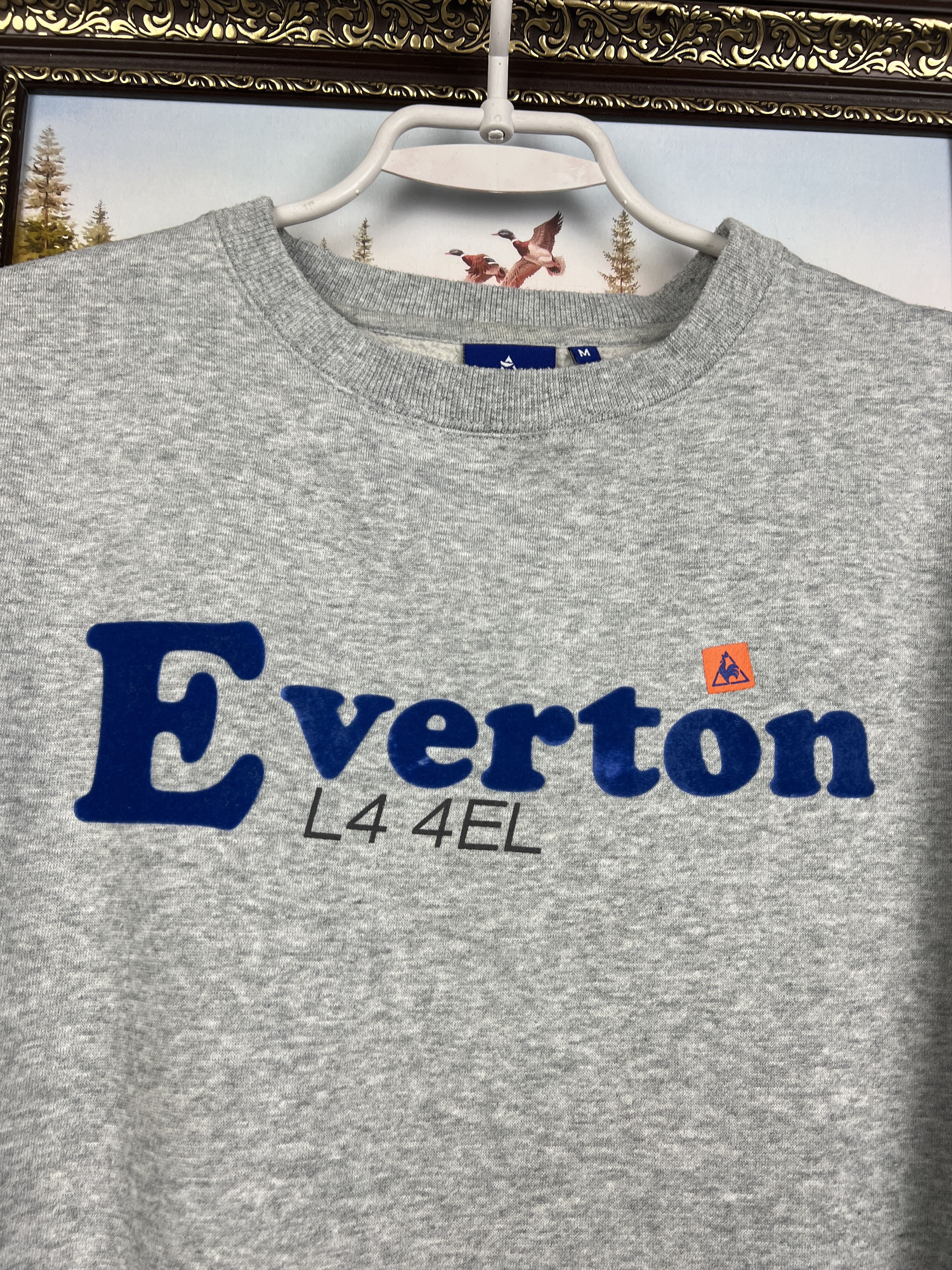 Le Coq Sportif Everton Football Sweatshirt Soccer Crewneck Track Top Size US M / EU 48-50 / 2 - 3 Thumbnail