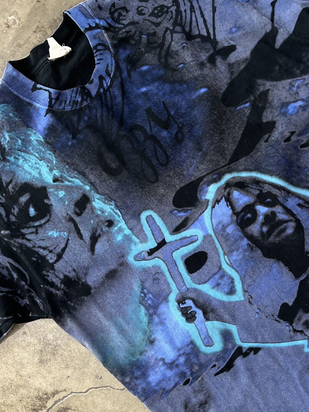 Band Tees Vintage AOP 90 Ozzy Osbourne Crones Single Stitch Tee XL Size US XL / EU 56 / 4 - 1 Thumbnail