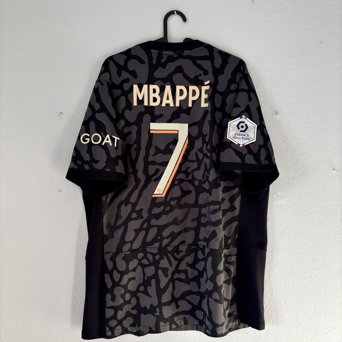 Jordan Brand × Nike 2023 2024 PSG Mbappe Nike Jordan Third Kit Soccer Jersey Tee Size US XL / EU 56 / 4 - 9 Thumbnail