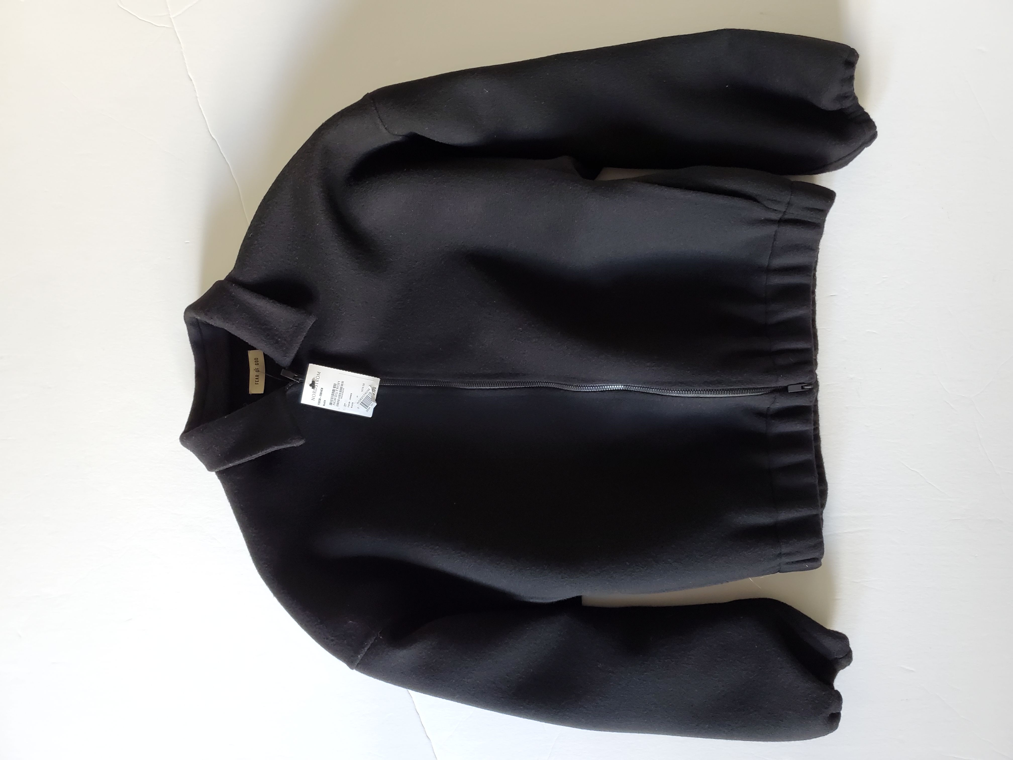 Pre-owned Fear Of God New  Eternal Virgin Wool & Cashmere Jacket $2395 In Black