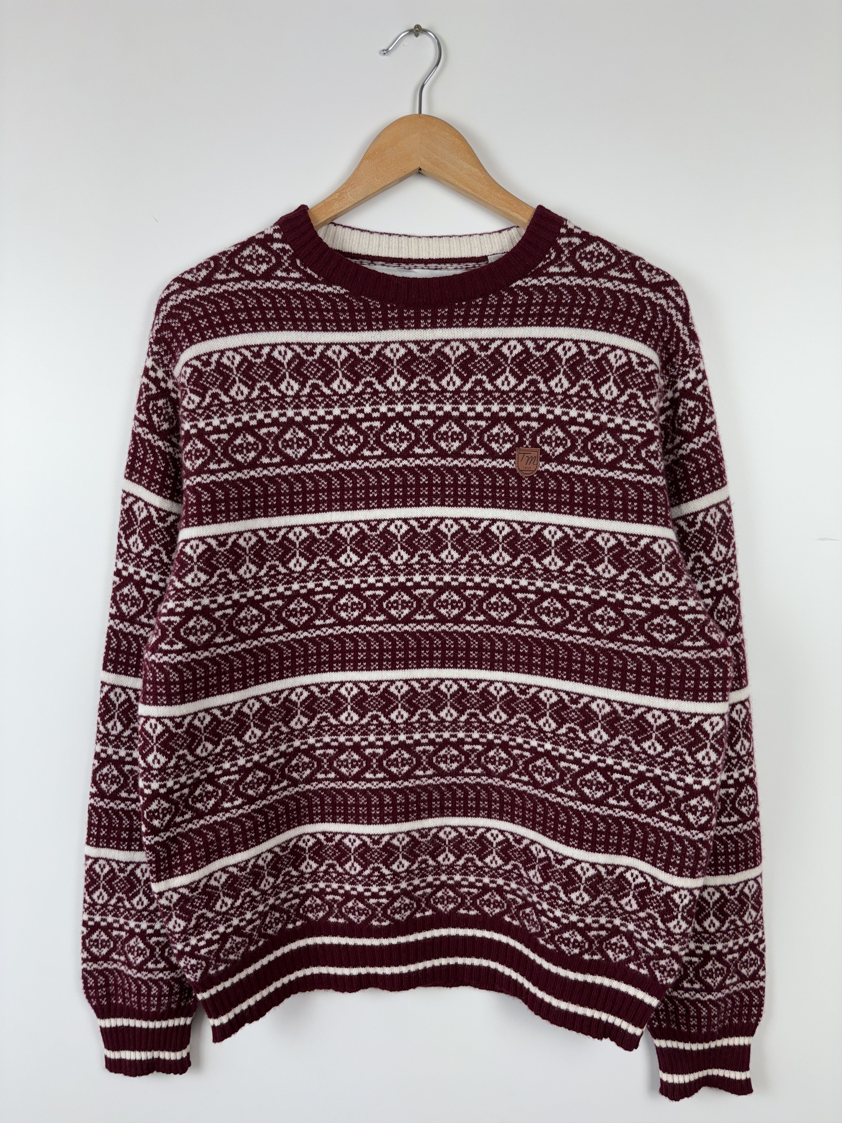 Andrew St. John × Vintage Tom Morris St Andrews Golf Wool Sweater Fair Isle Pullover Size US XL / EU 56 / 4 - 1 Thumbnail