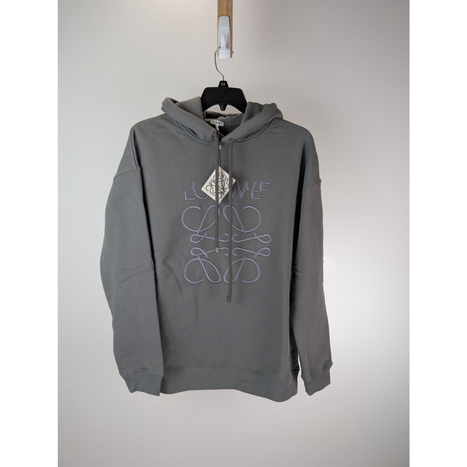 Loewe o1rshd1 Flepa Relaxed Fit Hoodie in Slate Grey Size US XL / EU 56 / 4 - 8 Thumbnail