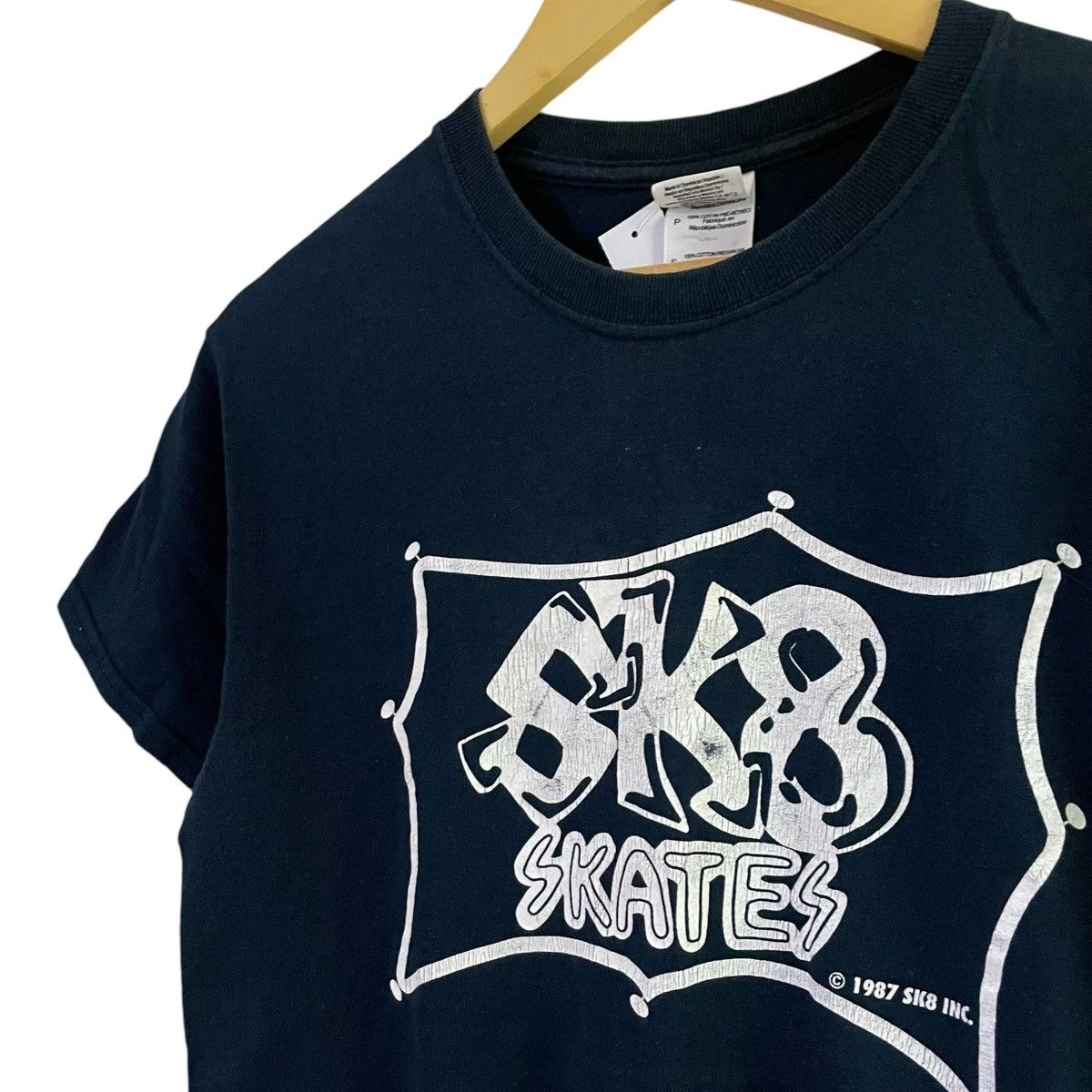 Vintage Vintage 1987 Sk8 Skate Gildan Size US S / EU 44-46 / 1 - 5 Thumbnail