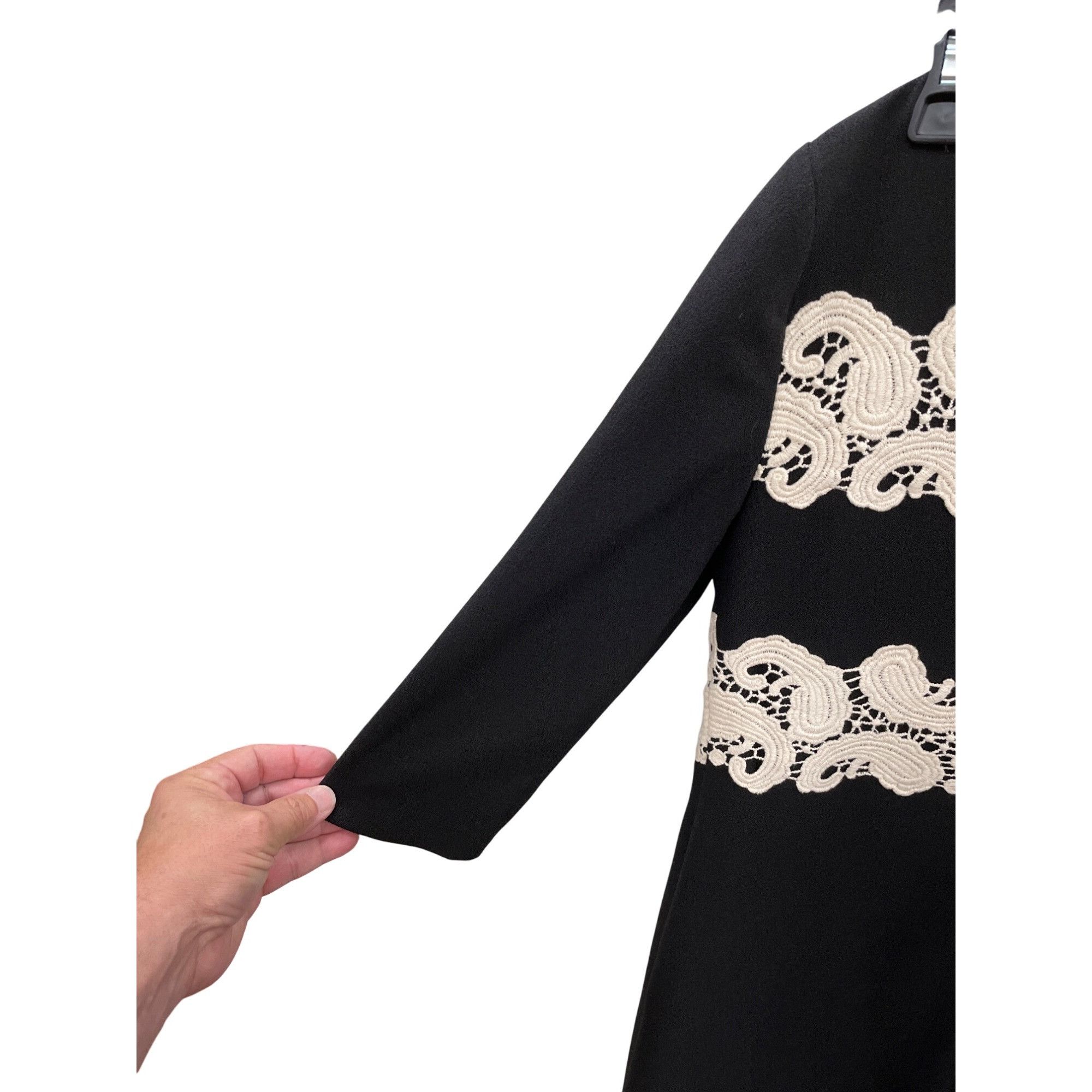 MAGGY LONDON Maggy London womans black seath embroided dress size 4 SKU 8 Size S / US 4 / IT 40 - 9 Thumbnail