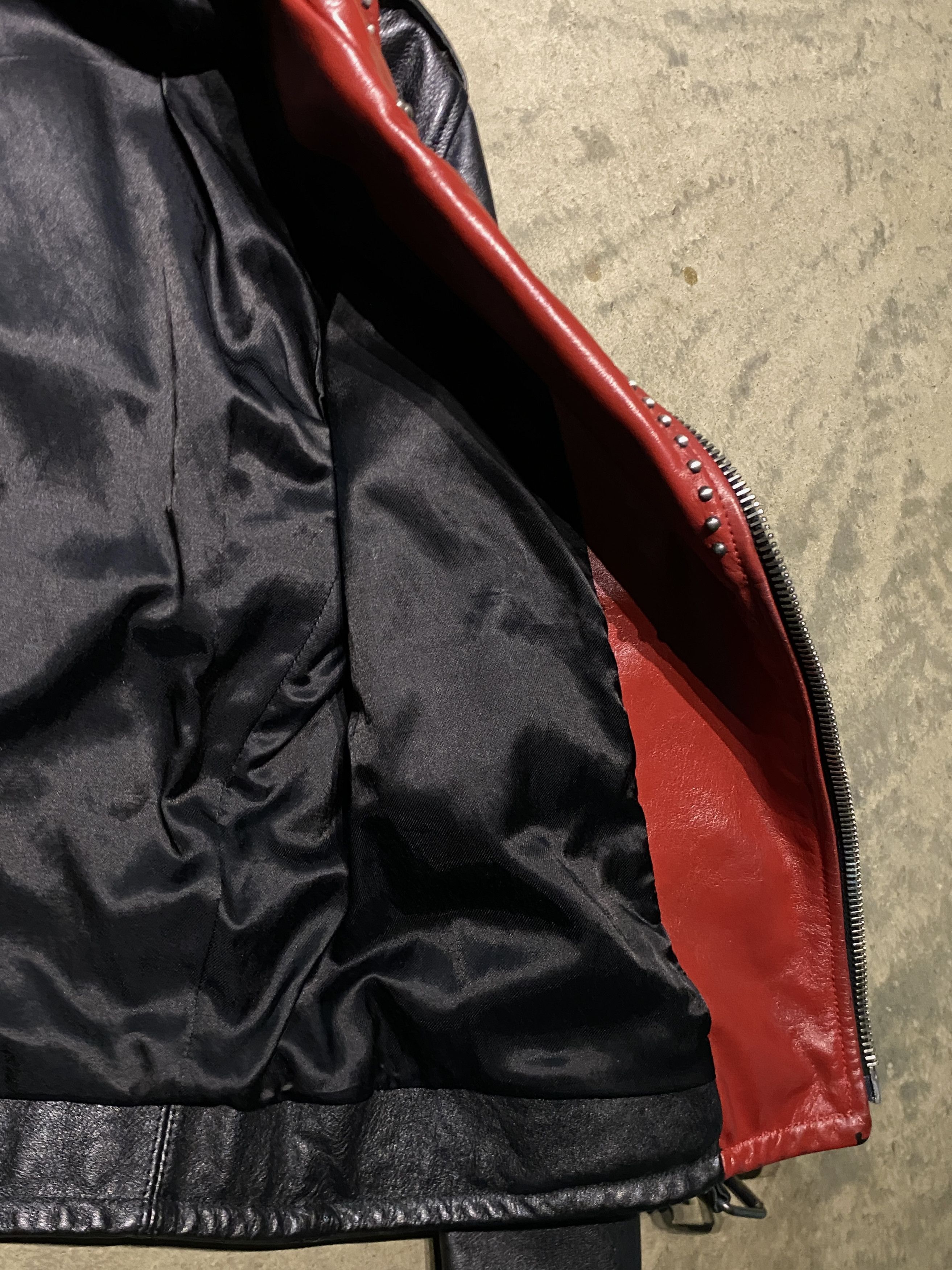 Saint Laurent Paris SLP SS16 "Surfsound" Degradé Sunset L17 Leather Jacket Size XS / US 0-2 / IT 36-38 - 23 Thumbnail