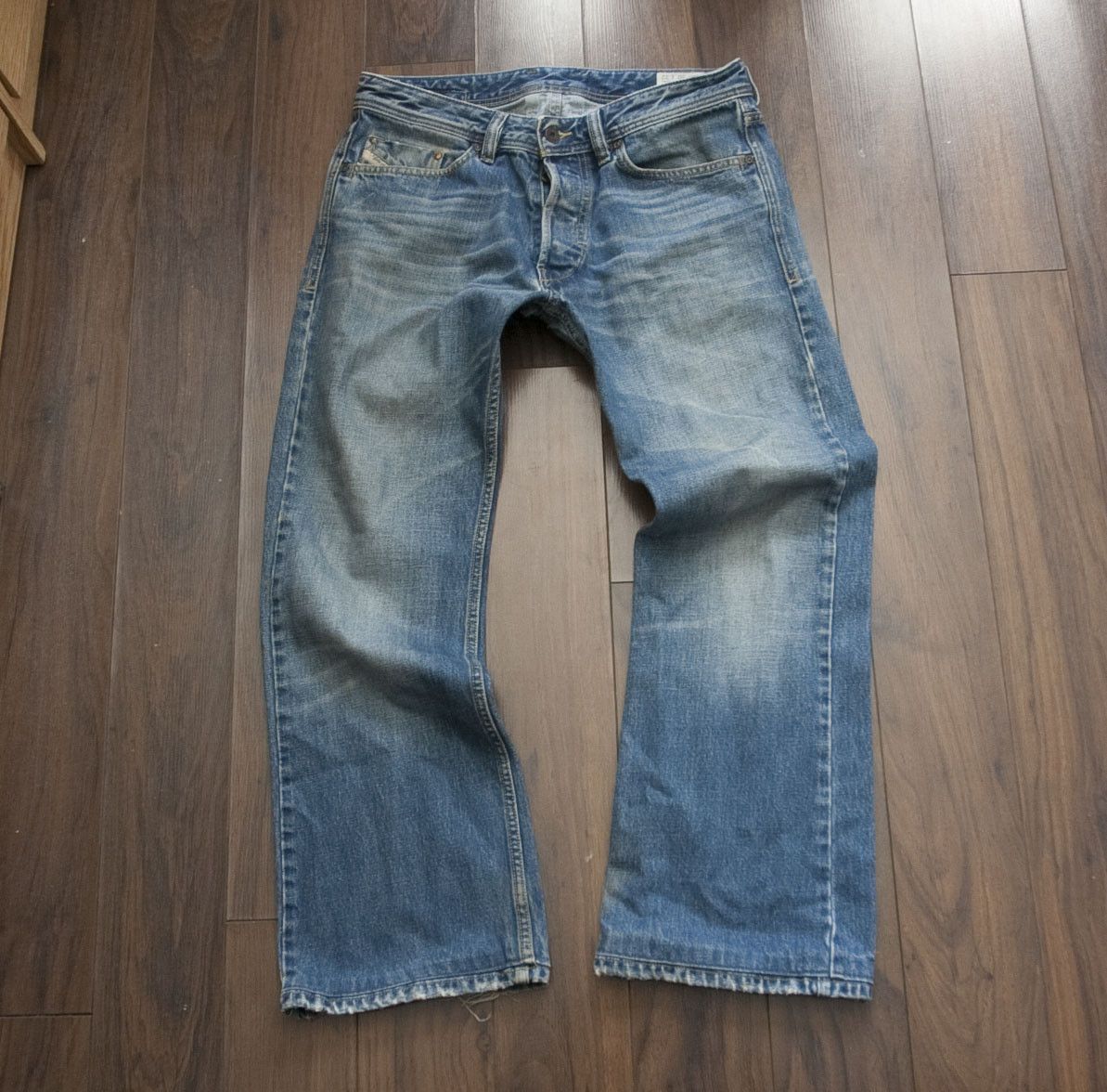 Diesel Diesel Zhav Jeans Size 31x28 Blue Size US 31 - 1 Thumbnail