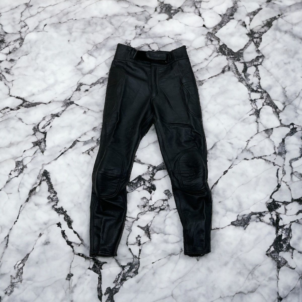 Japanese Brand × Vintage Vintage Genuine Leather 100% Cowhide Pant Size US 29 - 2 Thumbnail
