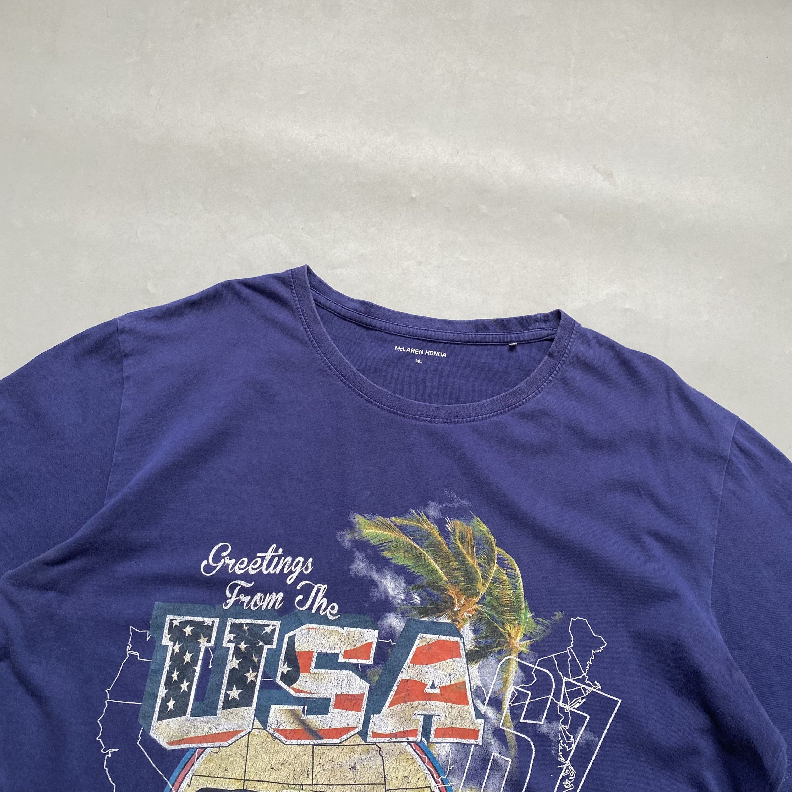 Ferrari 🏎️ USA Racing Mc Laren Honda Tee Vintage Style F1 Marlboro Size US XL / EU 56 / 4 - 3 Thumbnail