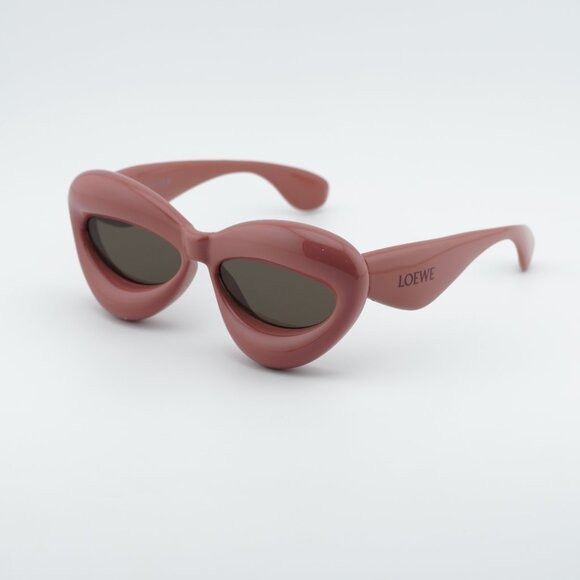 Loewe Loewe LW40097I 72E Sunglasses Shiny Pink Cat Eye Frame Size ONE SIZE - 1 Thumbnail