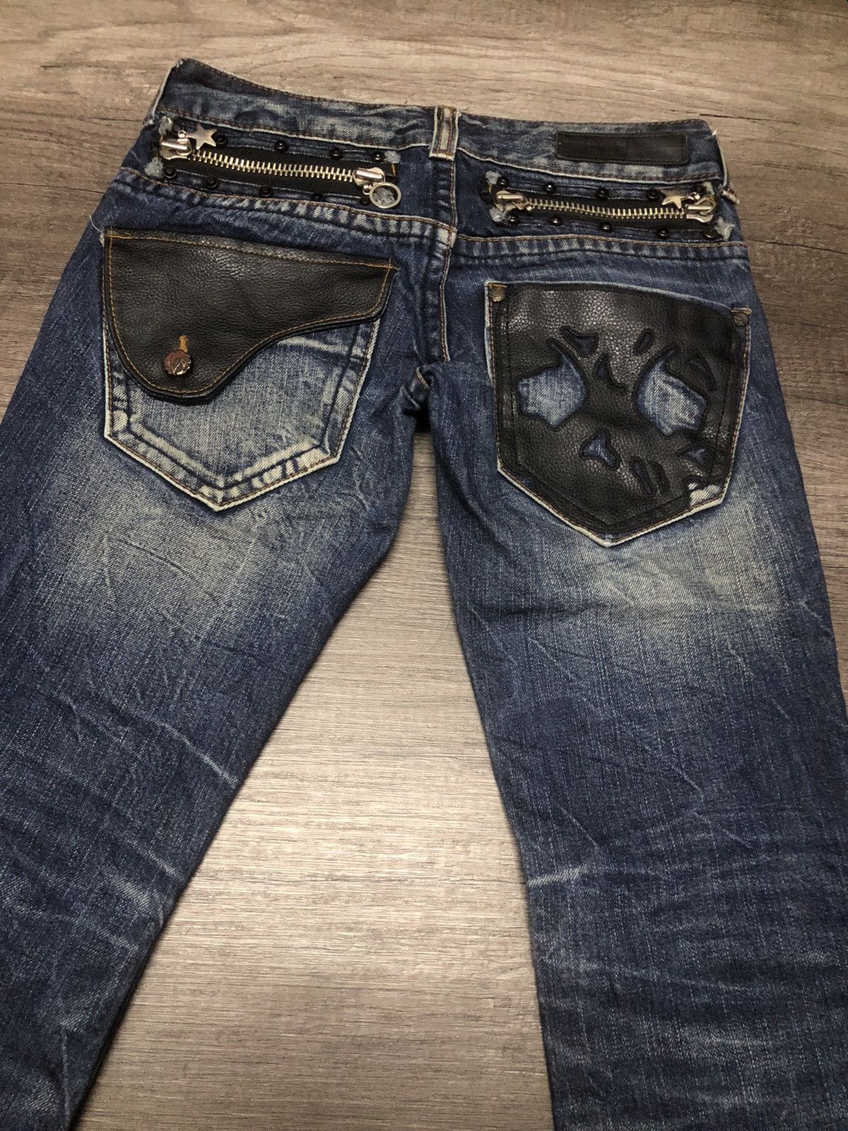 Japanese Brand Romany Denim Jeans like Hysteric Glamour design Size 28" / US 6 / IT 42 - 4 Thumbnail