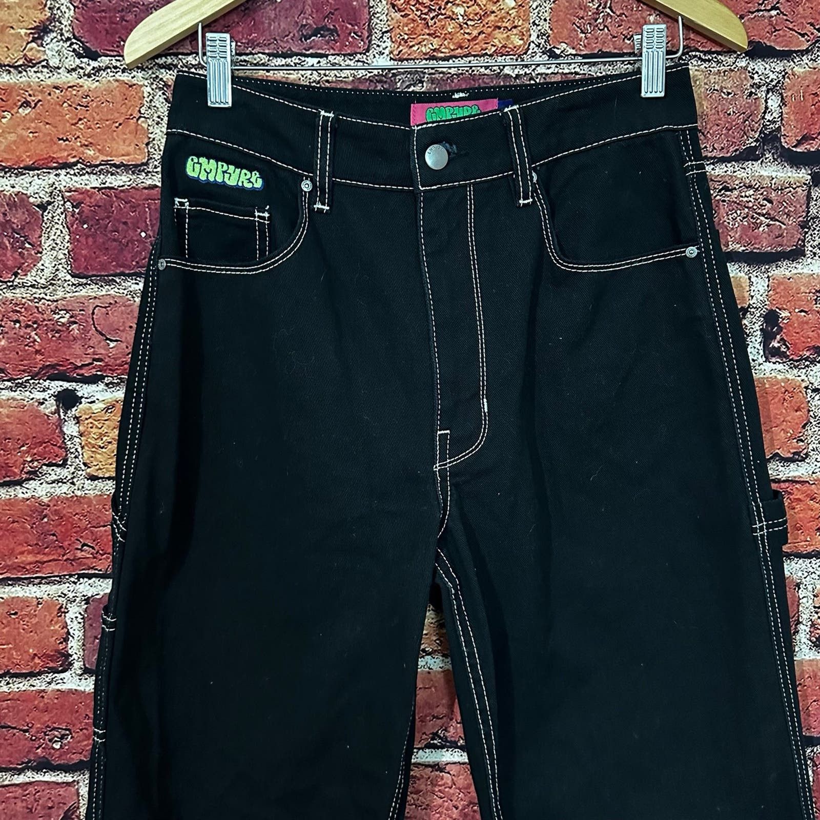 Empyre 5/9 Empyre Tori Black Carpenter Skate Pants Size 28" / US 6 / IT 42 - 5 Thumbnail