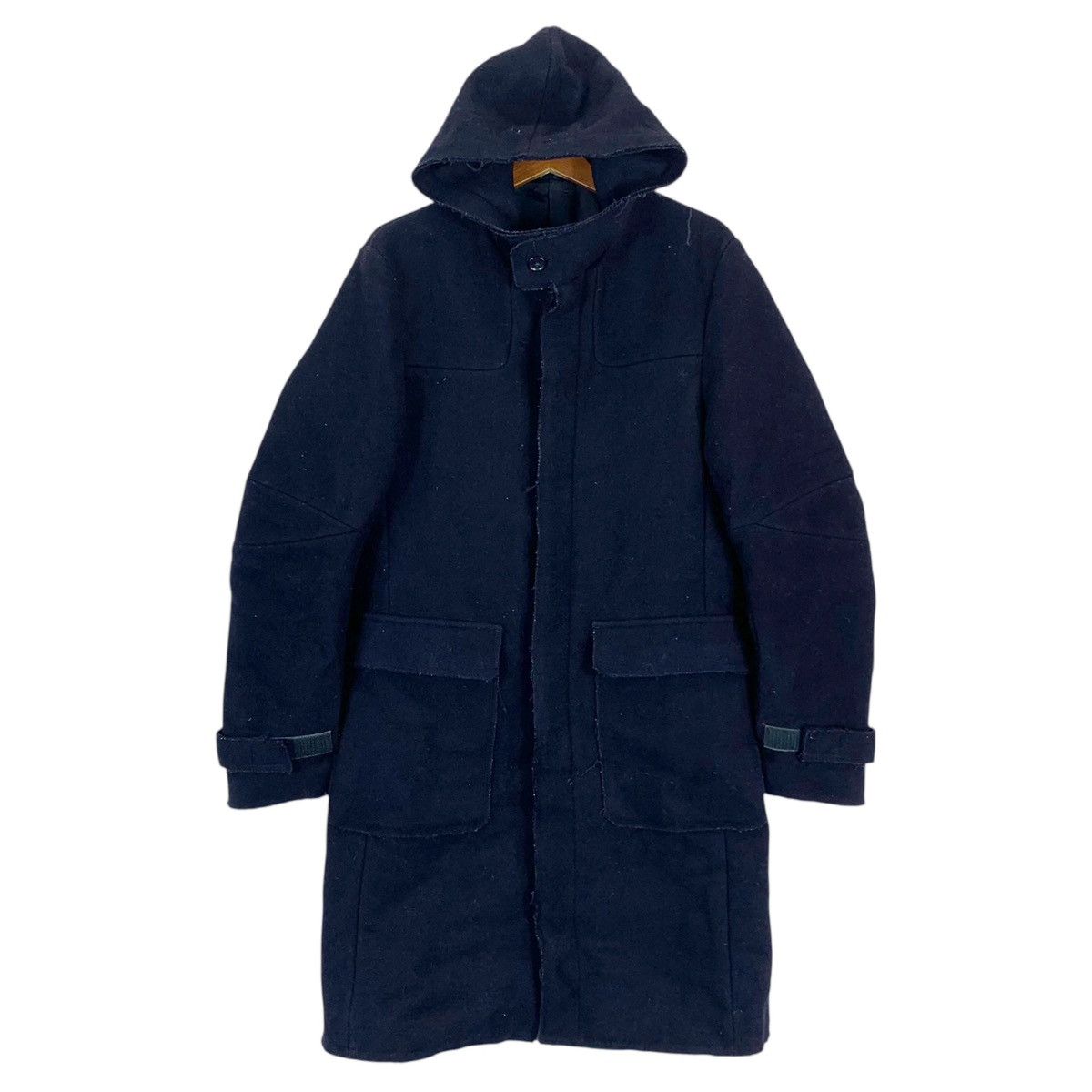 ABAHOUSE × Japanese Brand × Vintage Vintage ABAHOUSE Long Heavy Coat with Hoodie Size US M / EU 48-50 / 2 - 1 Thumbnail