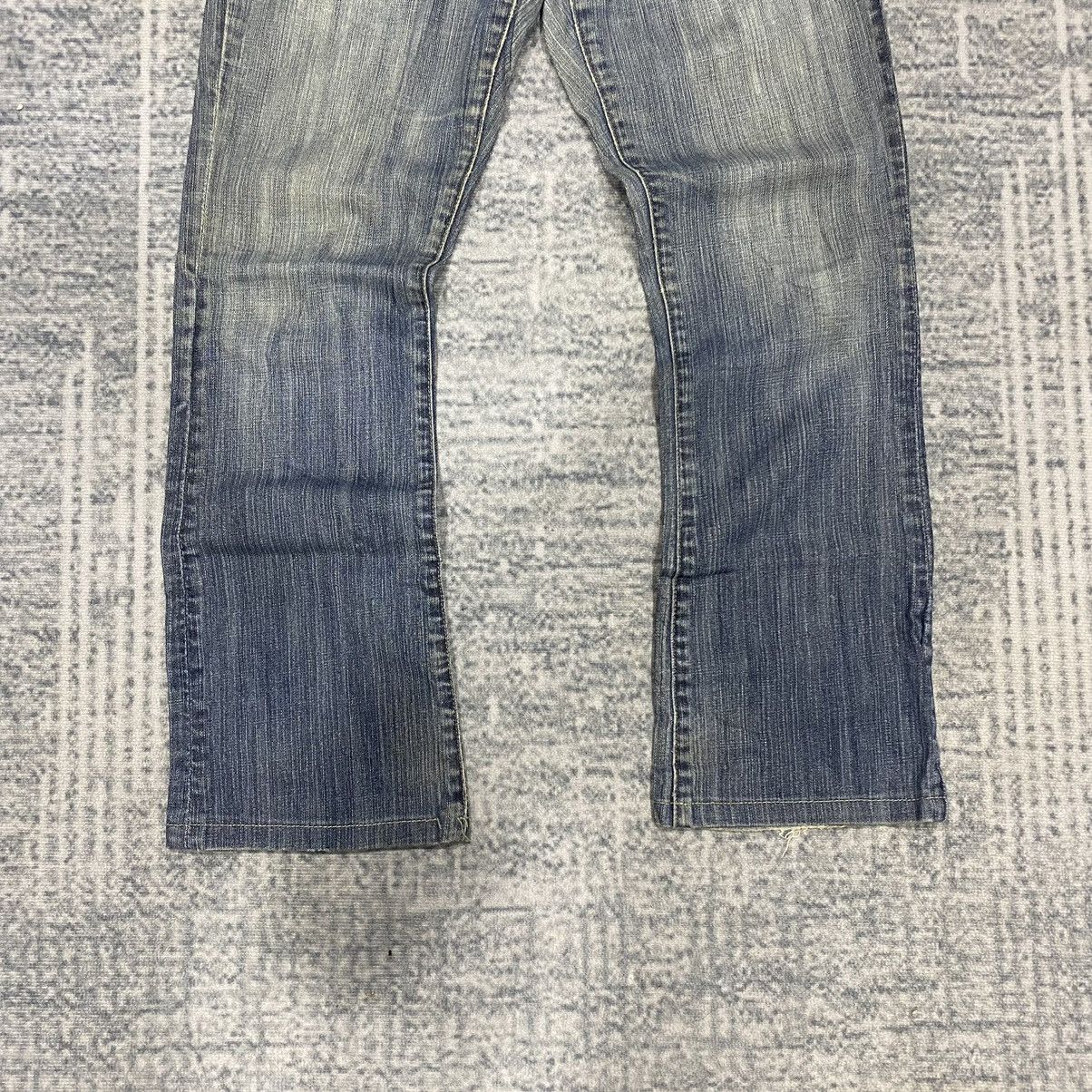 If Six Was Nine × Japanese Brand × Le Grande Bleu (L.G.B.) Flare☠️Blue Cult Washed Bootcut Cowboy Punk Jeans 90s Size US 30 / EU 46 - 4 Thumbnail