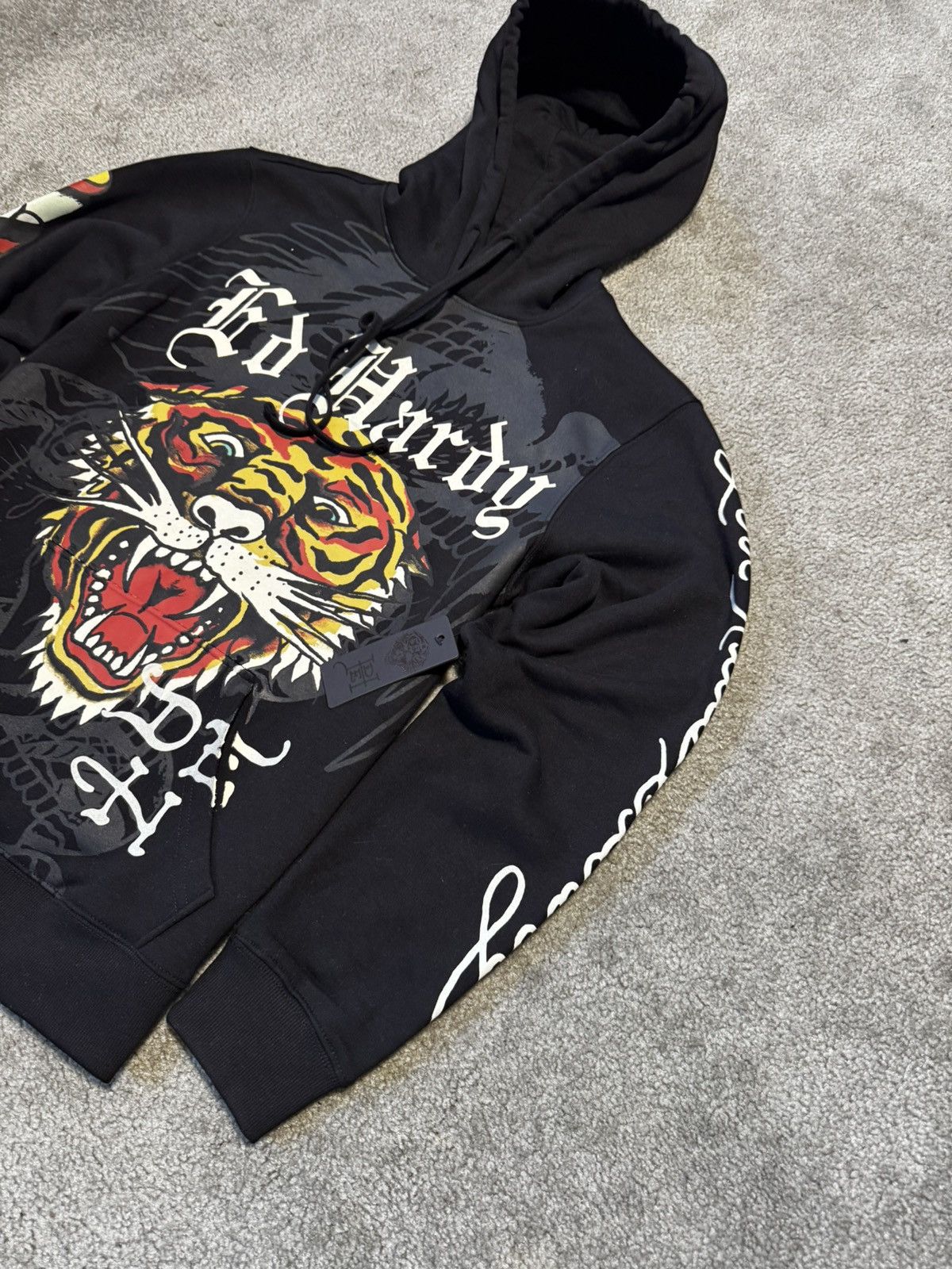 Ed Hardy Mens Hoodie Ed Hardy Black Size US S / EU 44-46 / 1 - 2 Thumbnail