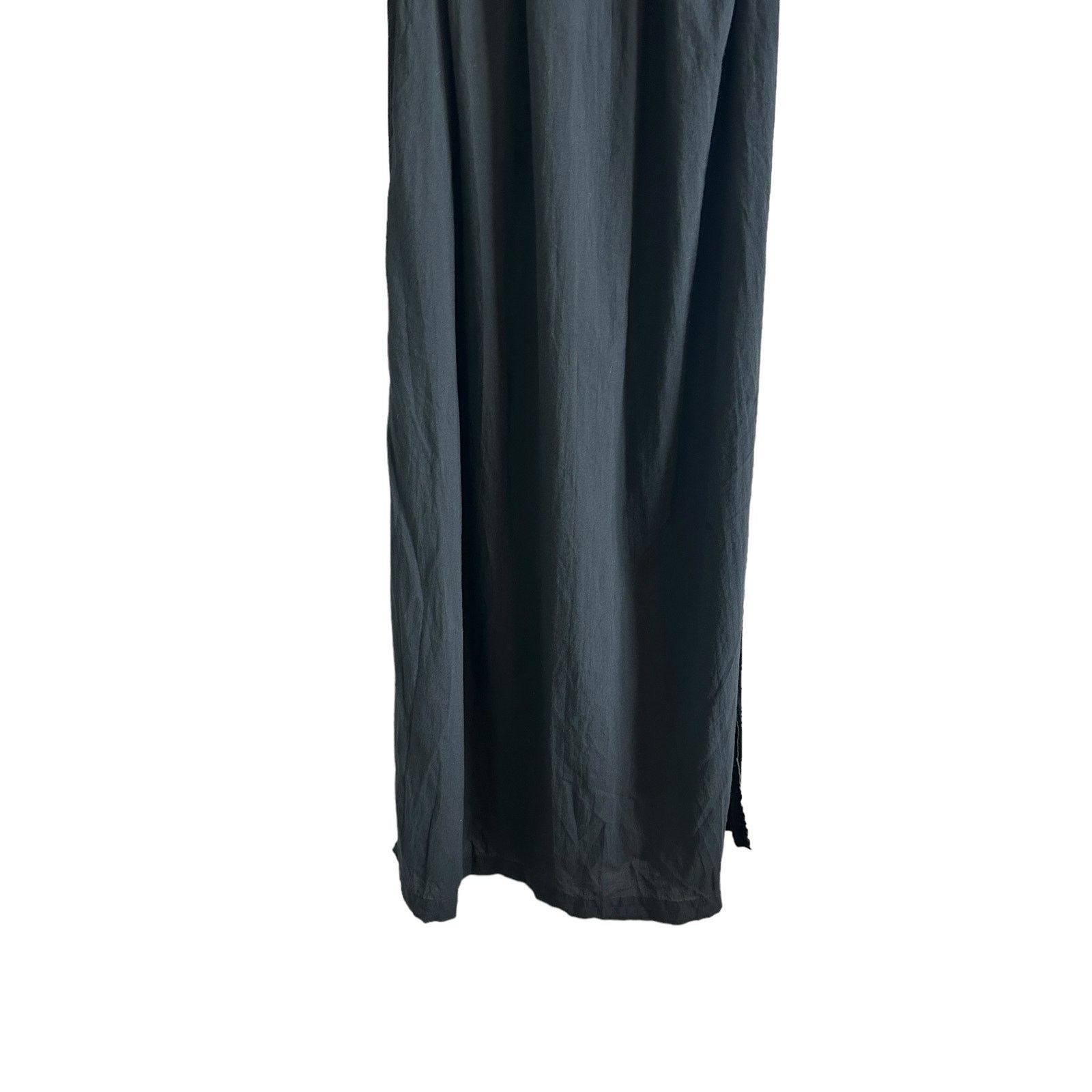 Other Cali Dreaming Medium Black Long Sleeve Button Up Shirt Dress Size M / US 6-8 / IT 42-44 - 13 Thumbnail