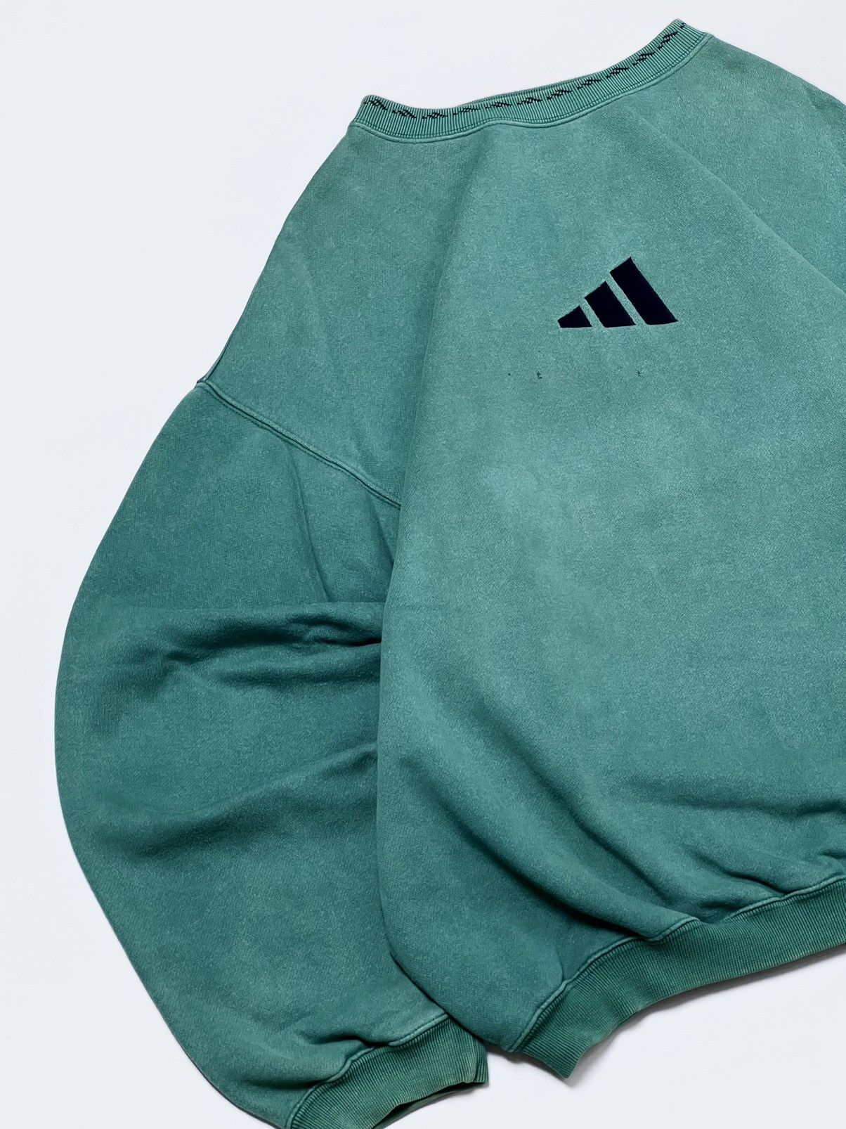 Adidas 1990s Adidas Equipment Green Crewneck Sweatshirt Vintage Size US L / EU 52-54 / 3 - 4 Thumbnail