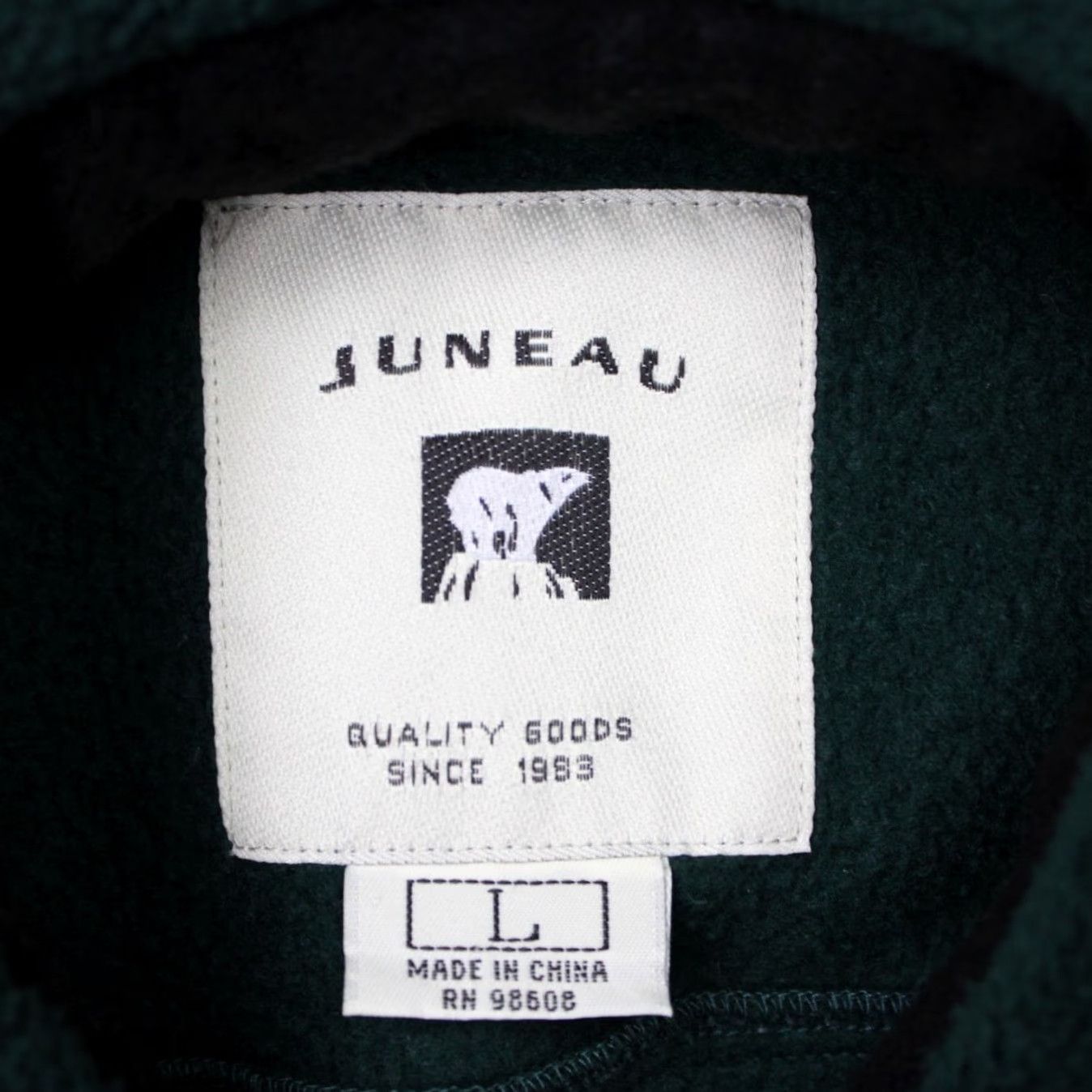 Vintage Juneau Mens Large Green Button-Up Shacket Fleece Plaid Long Sleeve Usual Fit Shirts Size US L / EU 52-54 / 3 - 6 Thumbnail
