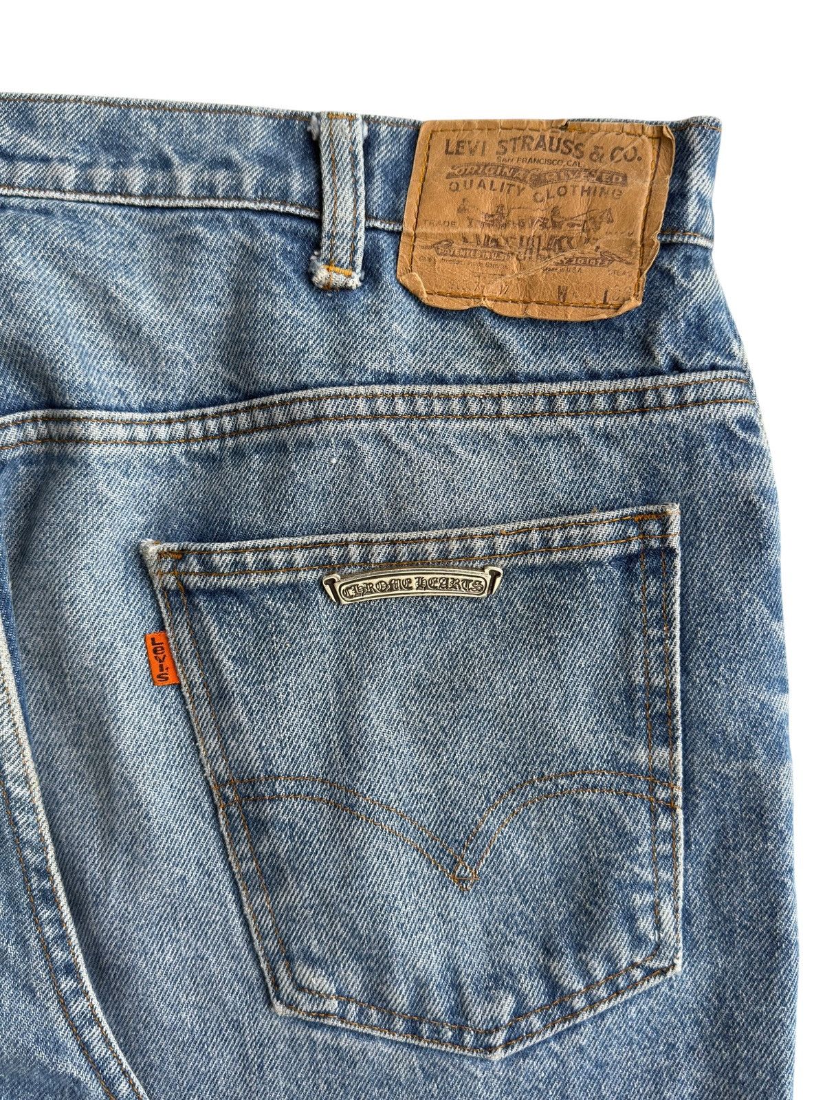 Chrome Hearts Chrome Hearts Flooded Patched 517 Levi’s Denim Jeans Size US 36 / EU 52 - 12 Thumbnail
