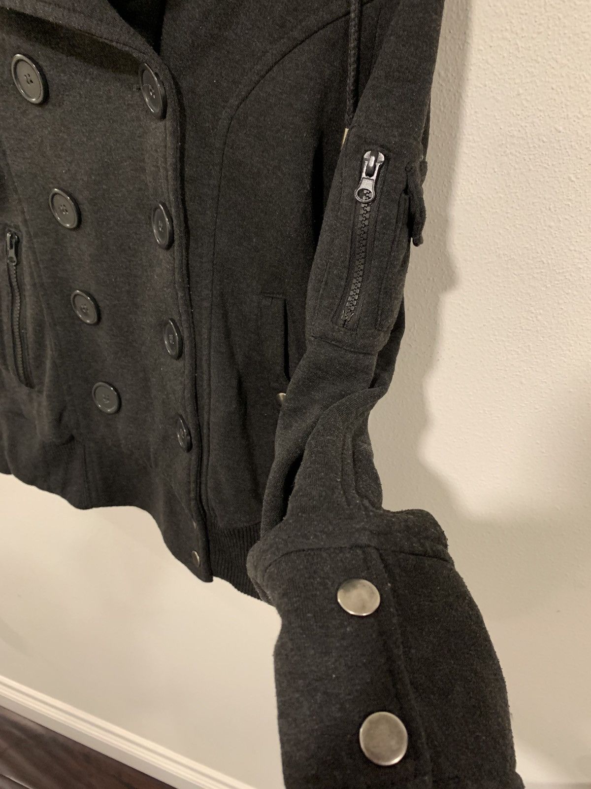 Other Ambiance Button & Snap Rib Knit Cuffs zip up Size L / US 10 / IT 46 - 4 Thumbnail