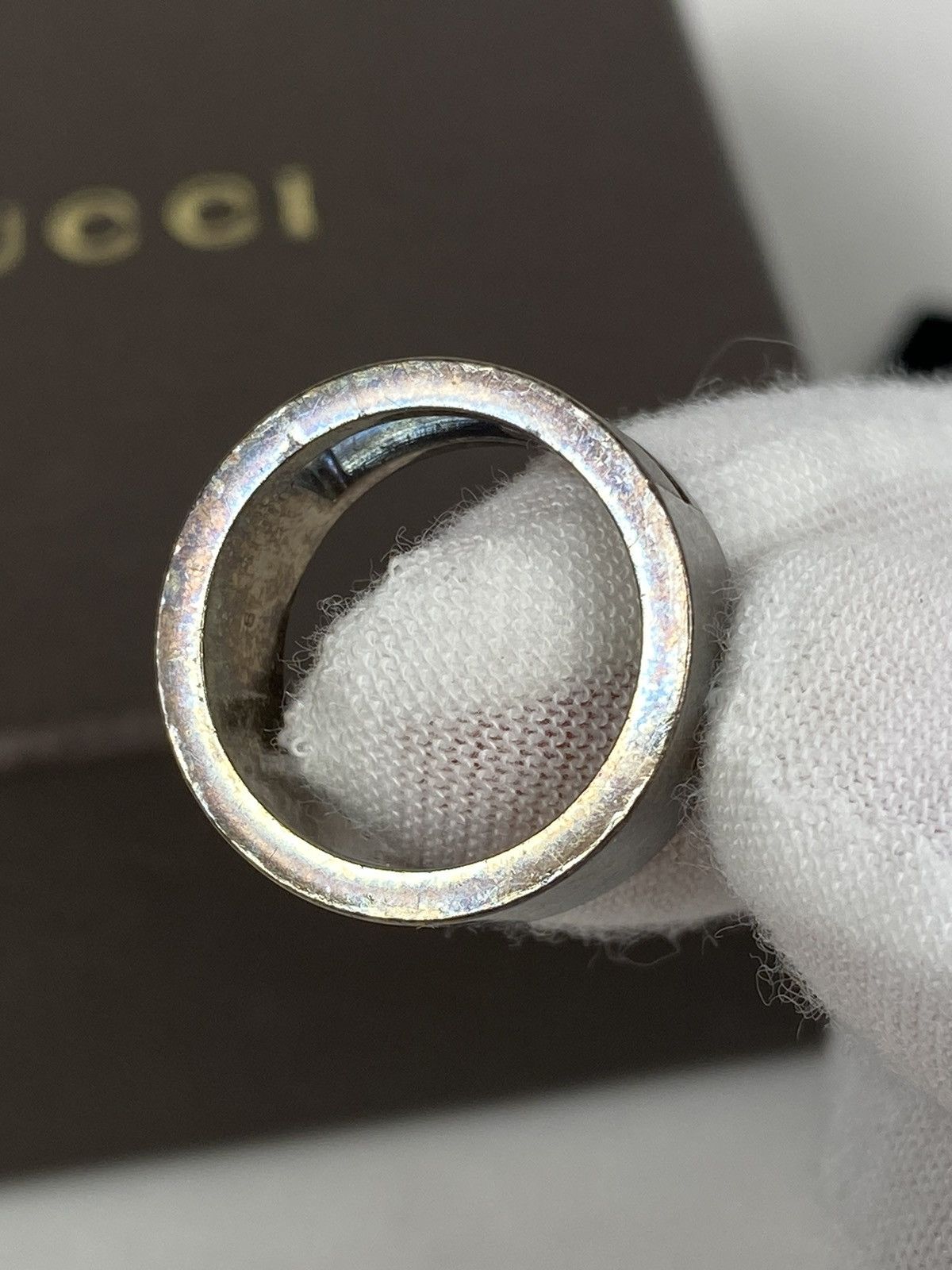 Gucci Gucci .925 Silver G Ring Size IT 9 Size ONE SIZE - 9 Thumbnail
