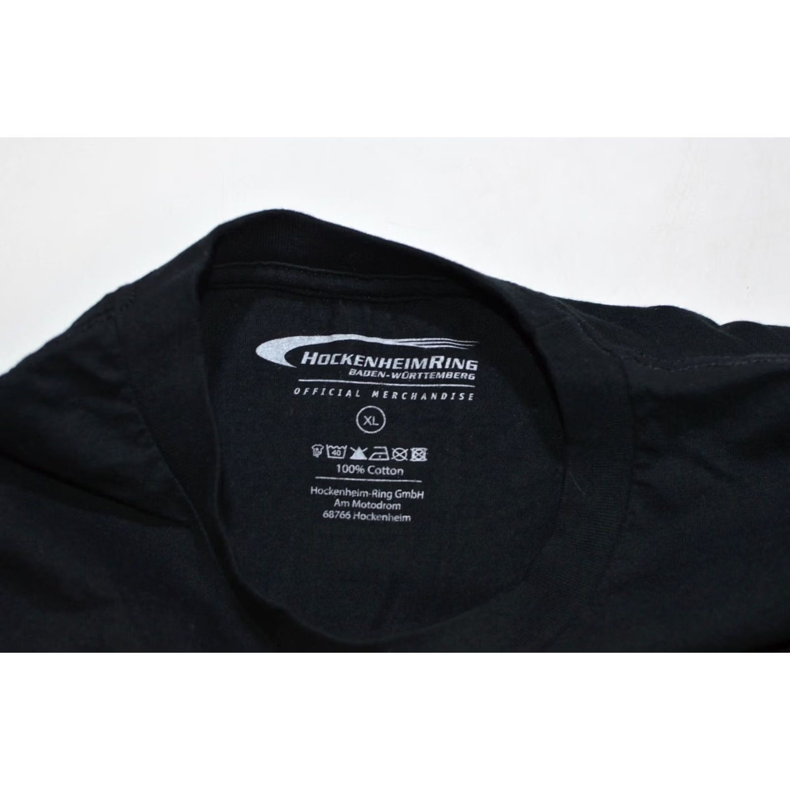 Vintage Hockenheimring Men's T-Shirt Shirt Short Sleeve Cotton Graphic Black XL Nitro Drag Racing Size US XL / EU 56 / 4 - 4 Thumbnail