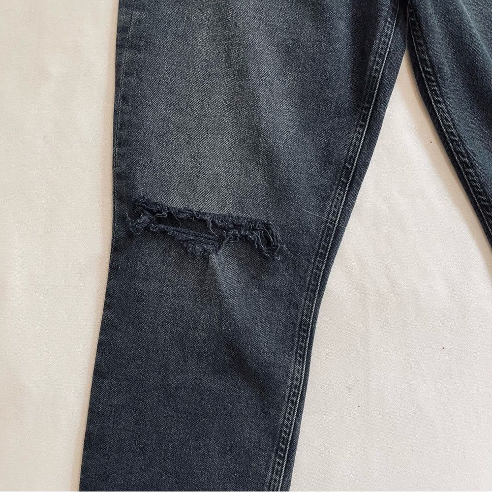 Agolde New Agolde Nico Cassette Distressed Black Jeans Size 32 Size 32" / US 10 / IT 46 - 6 Thumbnail