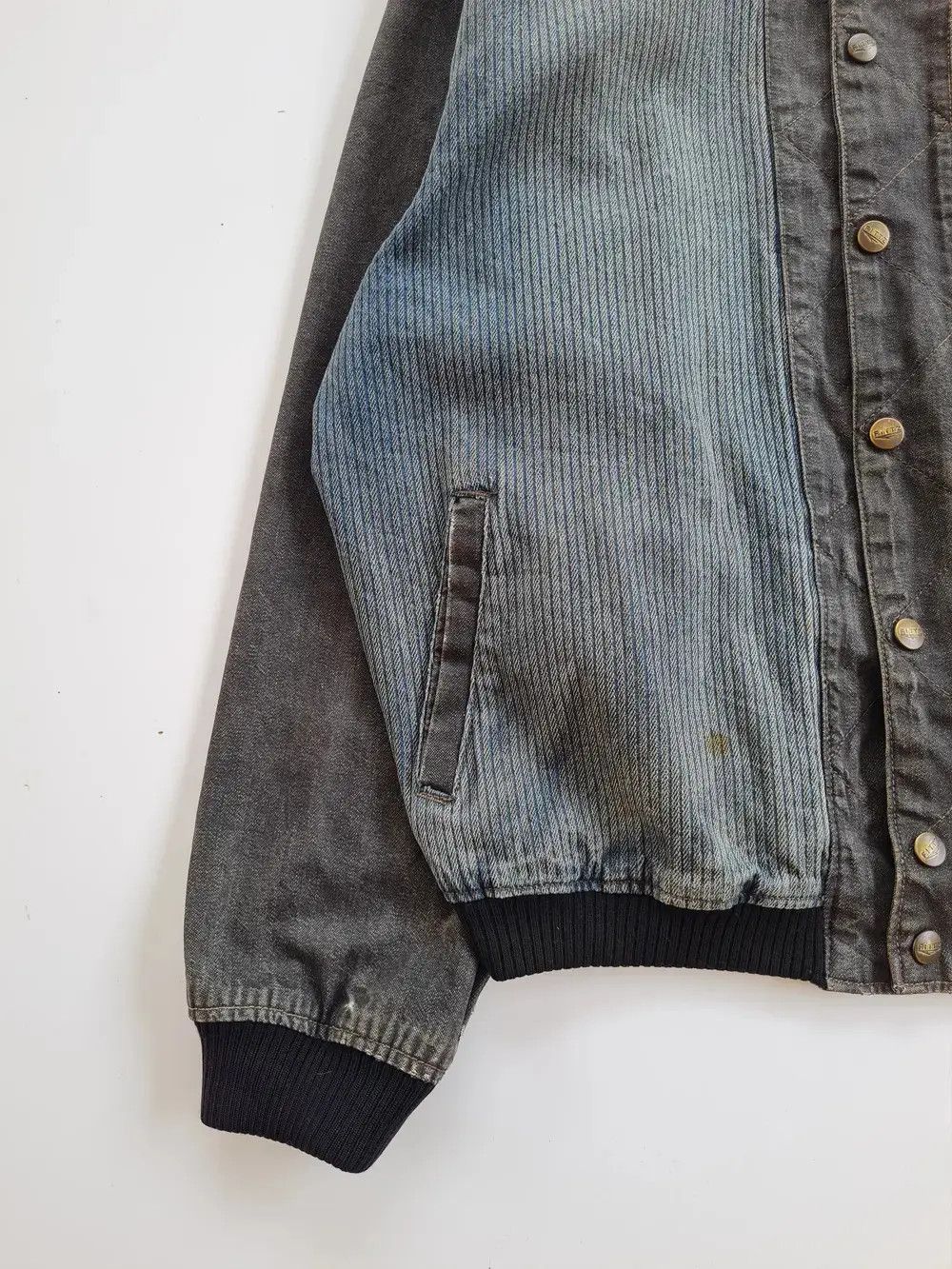 Japanese Brand Vintage Denim Jacket Fittz - L Size US L / EU 52-54 / 3 - 5 Thumbnail