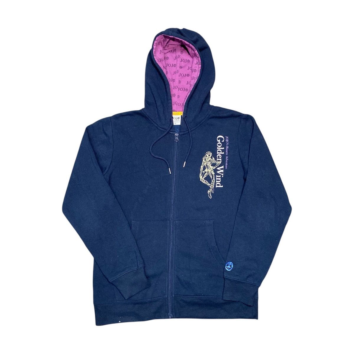 Anime × Cartoon Network × Japanese Brand JoJo’s Bizarre Adventure Golden Wind Anime Zipper Hoodie Size US M / EU 48-50 / 2 - 1 Thumbnail