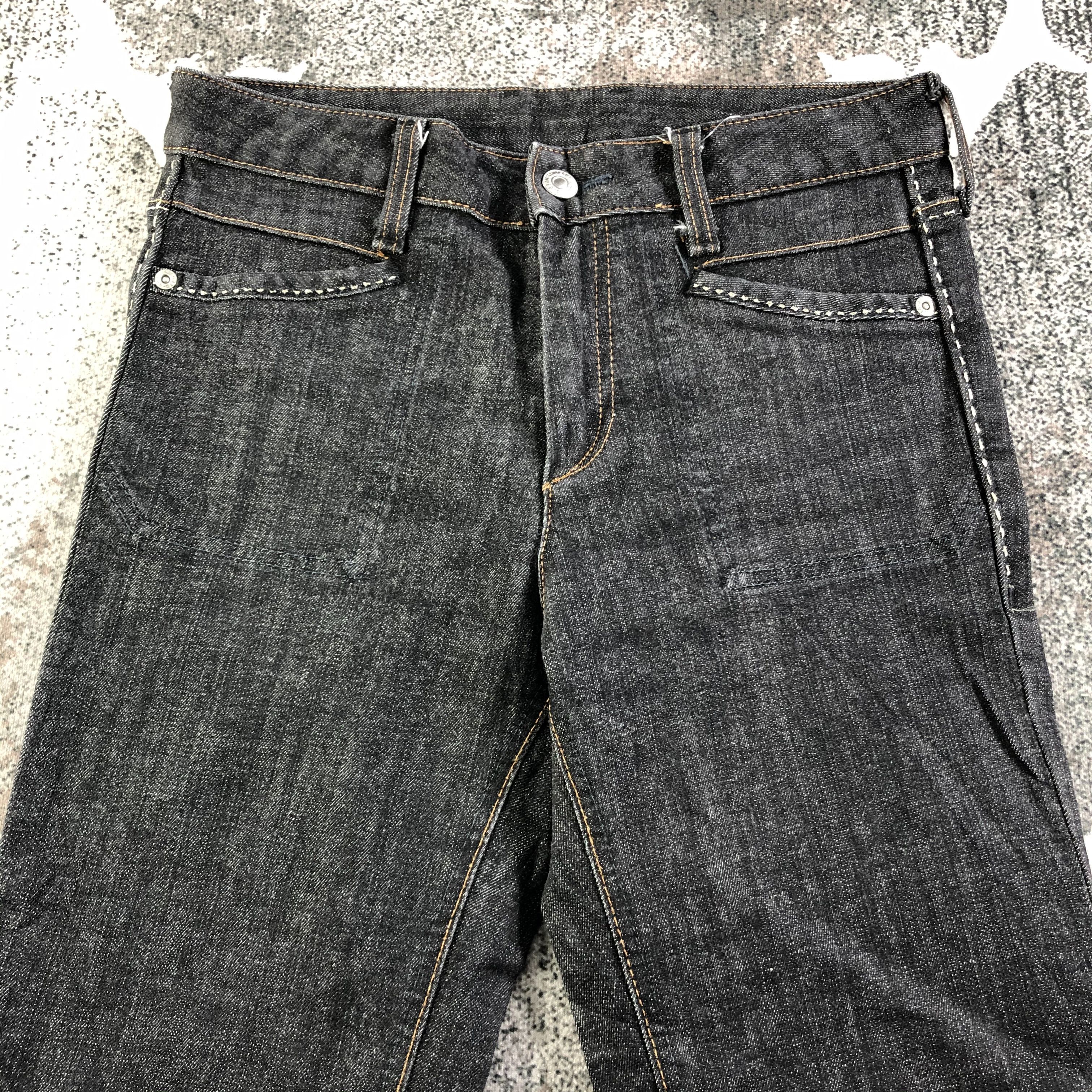 Japanese Brand Vintage Bobson Jeans Flare Denim KJ2058 Size US 28 / EU 44 - 3 Thumbnail
