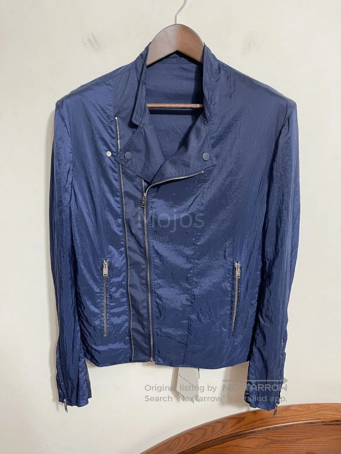 Sz 50 Balenciaga Multi-zip Jacket.