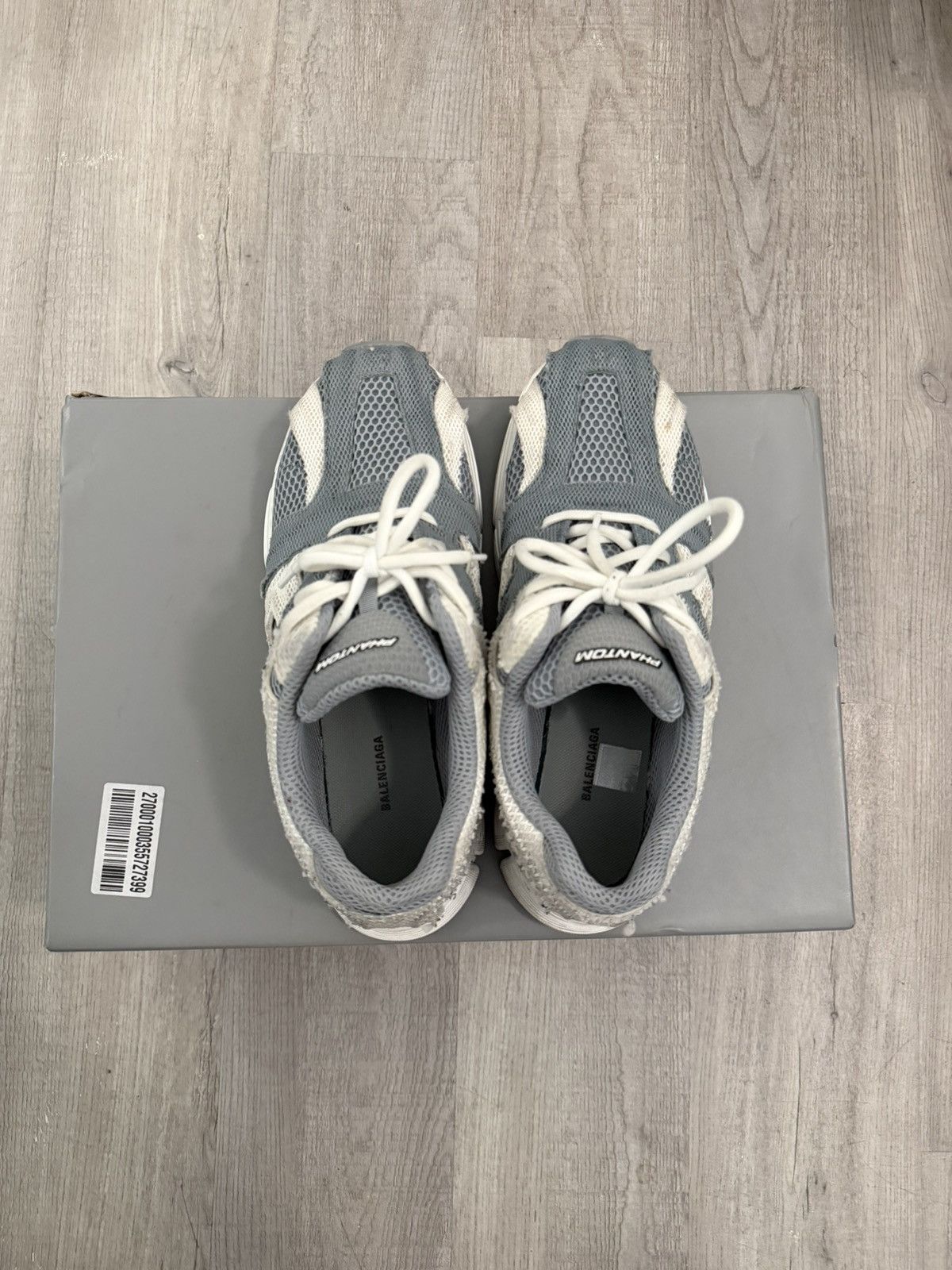 Balenciaga Baleniaga phantom sneaker grey/white Size US 8 / EU 41 - 6 Thumbnail