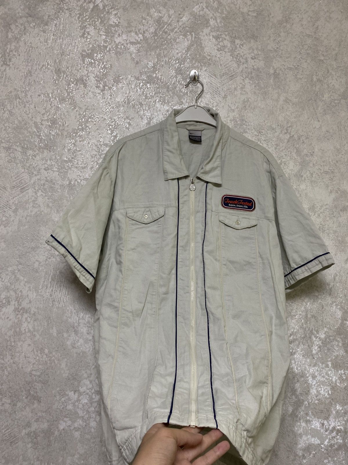 Nike Nike USA Oregon vintage over shirt y2k zip Size US XL / EU 56 / 4 - 3 Thumbnail