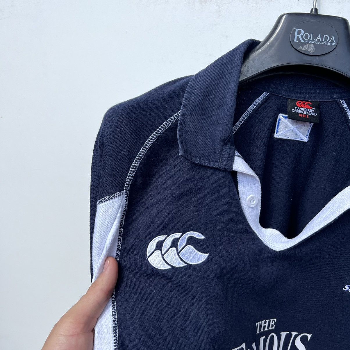Canterbury of New Zealand Canterbury Of New Zealand Scotland Rugby t shirt long sleeve Size US L / EU 52-54 / 3 - 3 Thumbnail