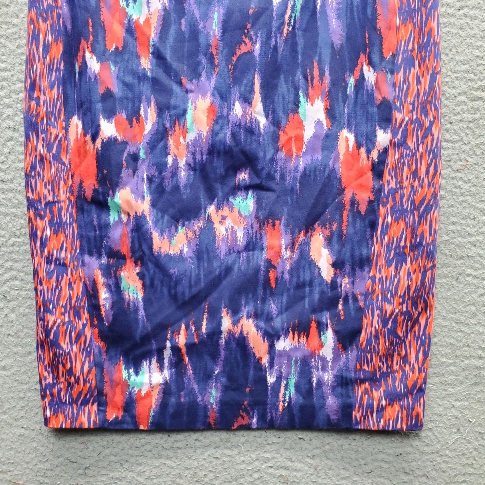 French Connection French Connection Women Ikat Cap Sleeve Sheath Dress 8 Multicolor Sleeveless Back Zip Lined Size M / US 6-8 / IT 42-44 - 5 Thumbnail