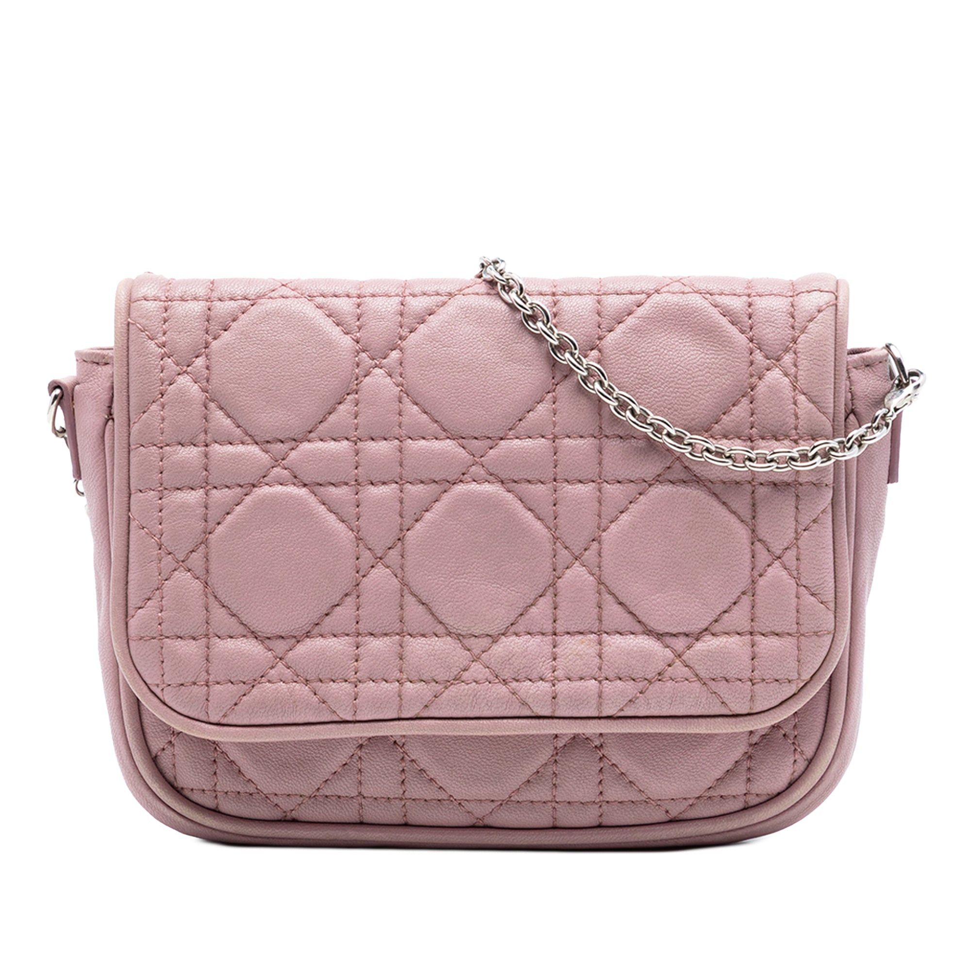 Dior Mini Lambskin Cannage Lady Dior Chain Crossbody Size ONE SIZE - 1 Thumbnail