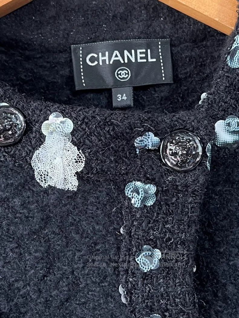 Chanel Chanel Black cashmere jacket Size XXS / US 00 / IT 34 - 4 Thumbnail