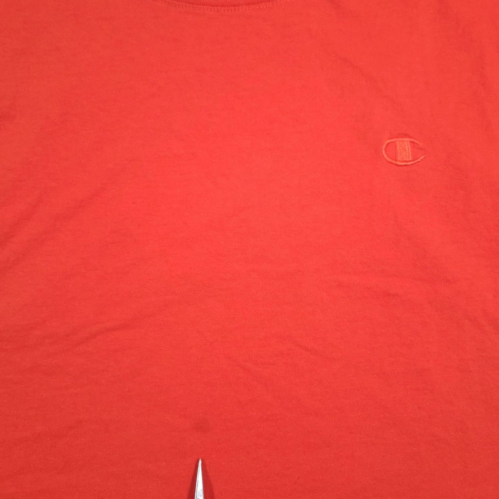 Champion Champion Shirt Mens 2XL Orange Logo Tee Tagless Crewneck Cotton Casual Athletic Size US XXL / EU 58 / 5 - 5 Thumbnail