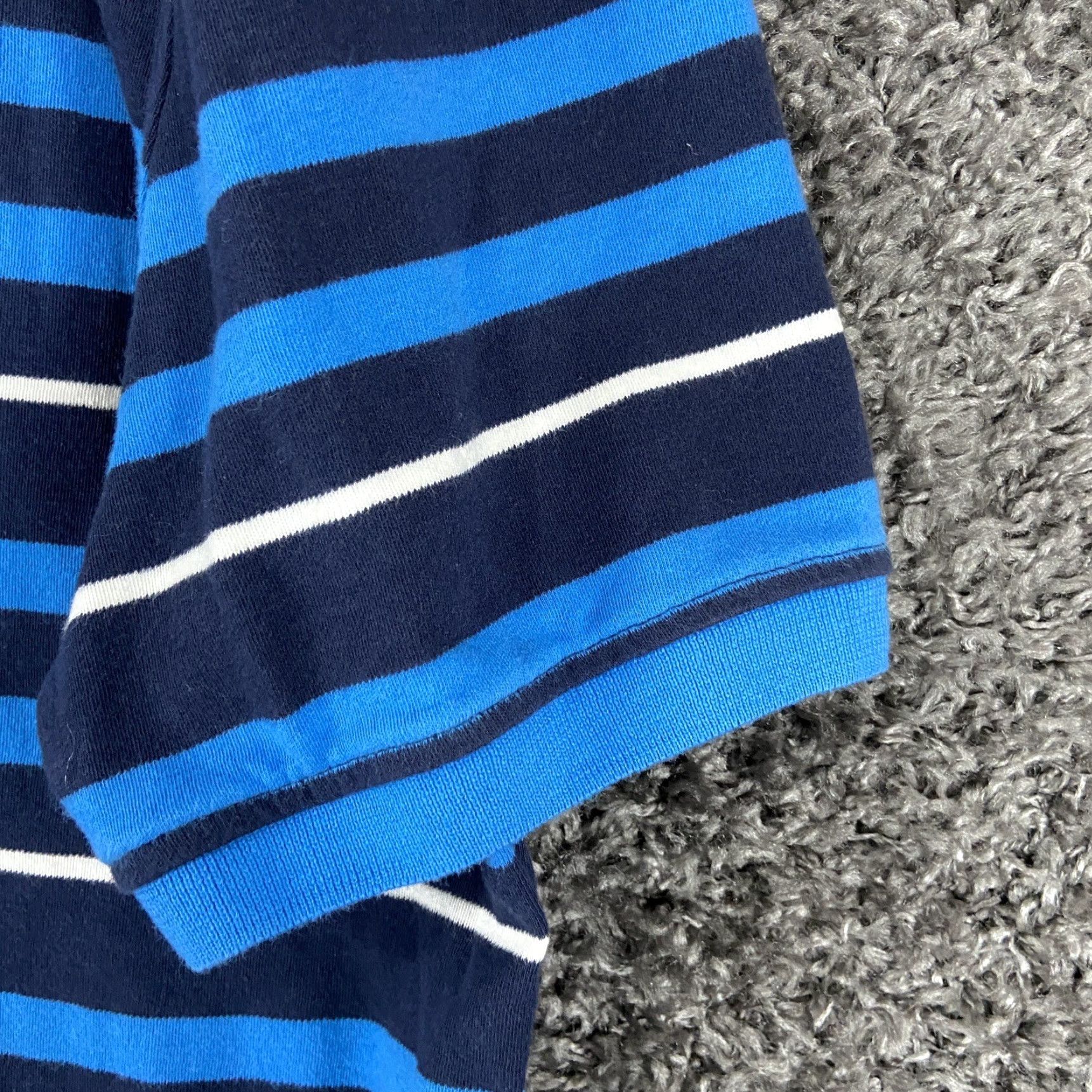 Tommy Hilfiger TOMMY HILFIGER Striped Polo Shirt Blue Adult XL Mens Size US XL / EU 56 / 4 - 3 Thumbnail