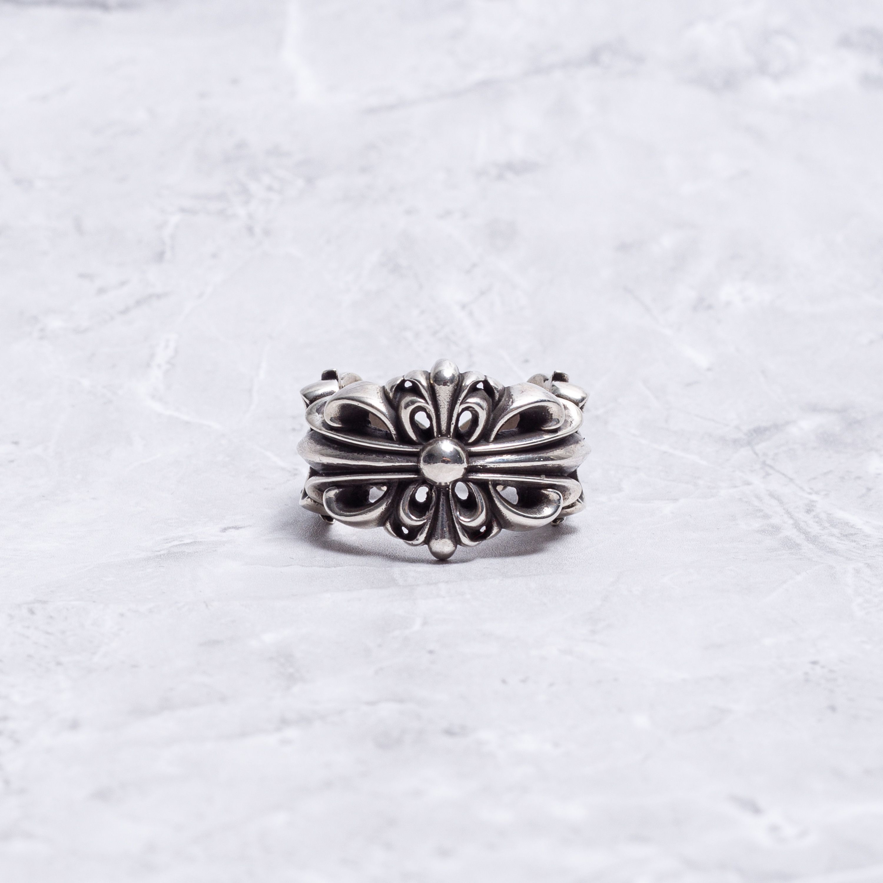 CHROME HEARTS Double Floral Ring