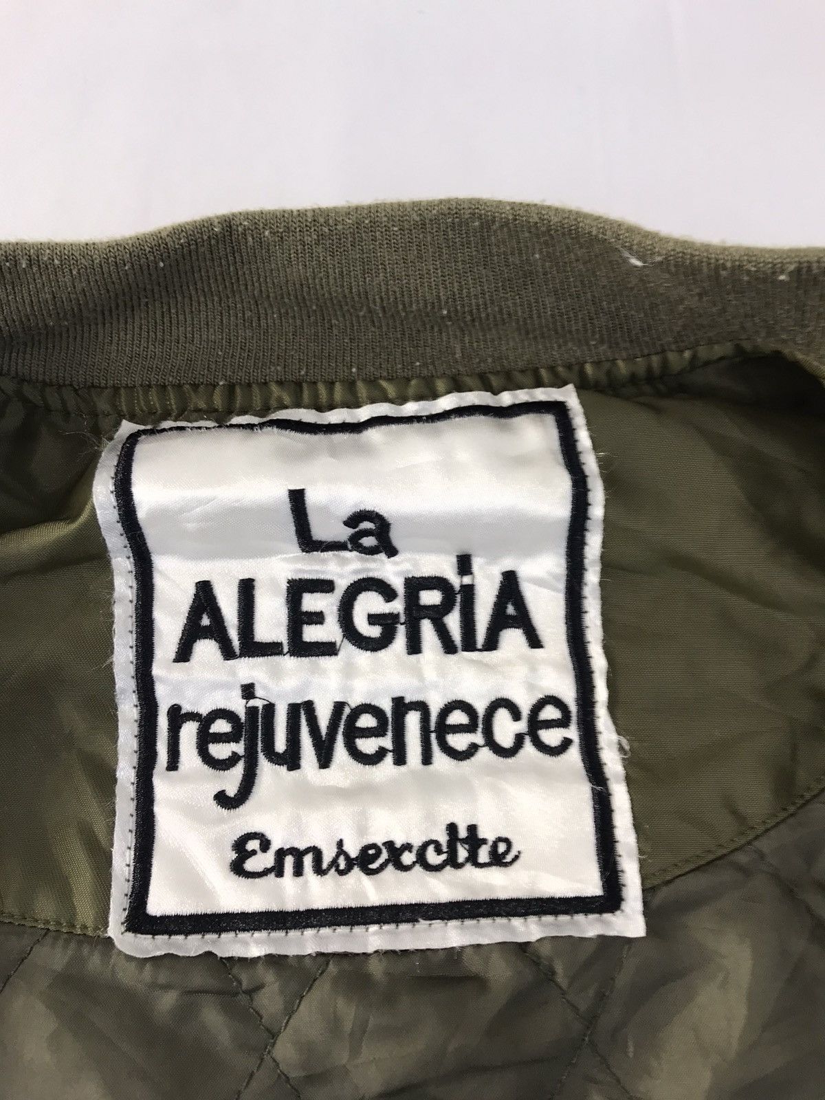 Vintage La Ageria Rejuvenece Emsercite OG Bomber Flight Jacket Size US L / EU 52-54 / 3 - 7 Thumbnail